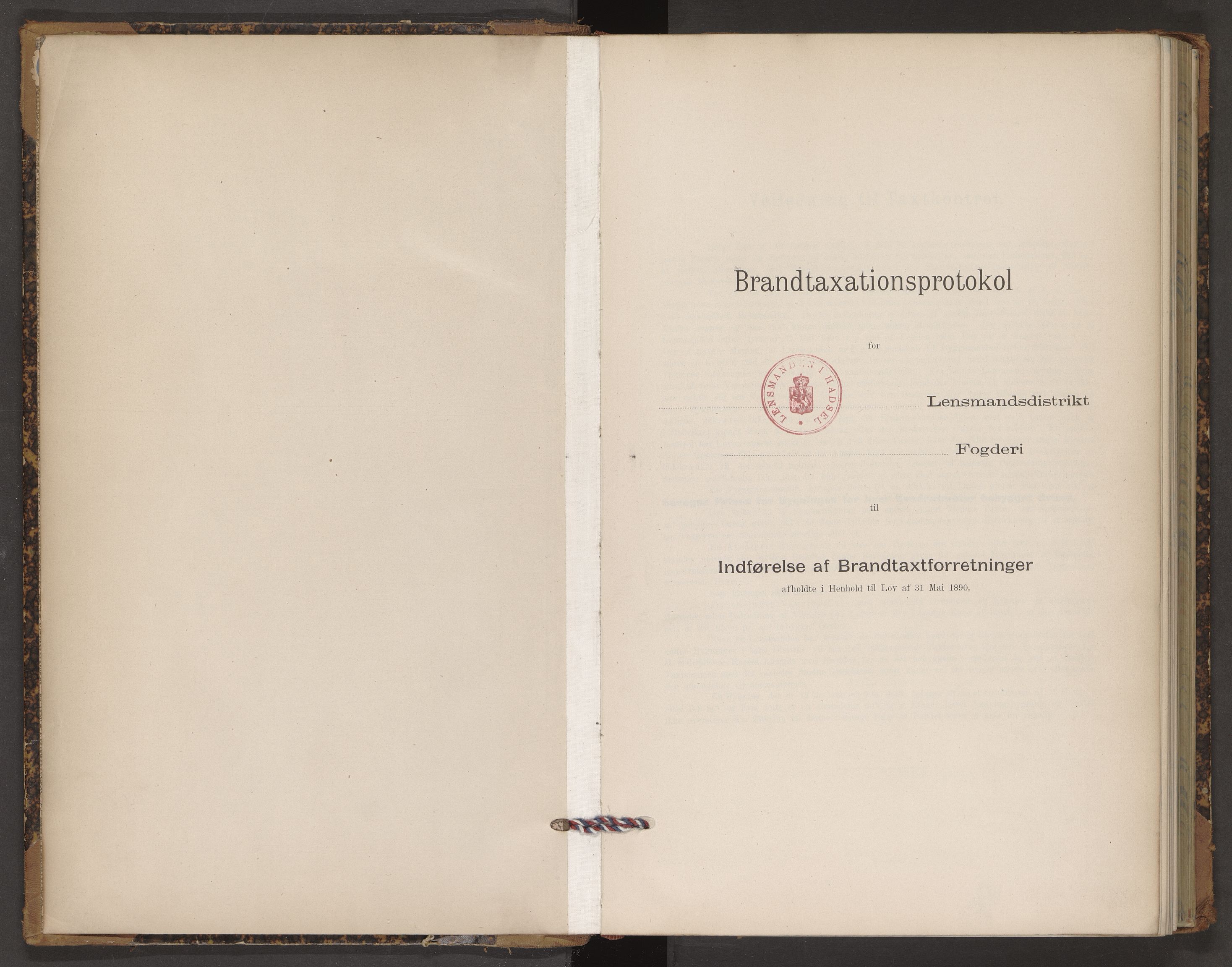 Norges Brannkasse Hadsel, AV/SAT-A-5593/Fb/L0003: Branntakstprotokoll, 1898-1903