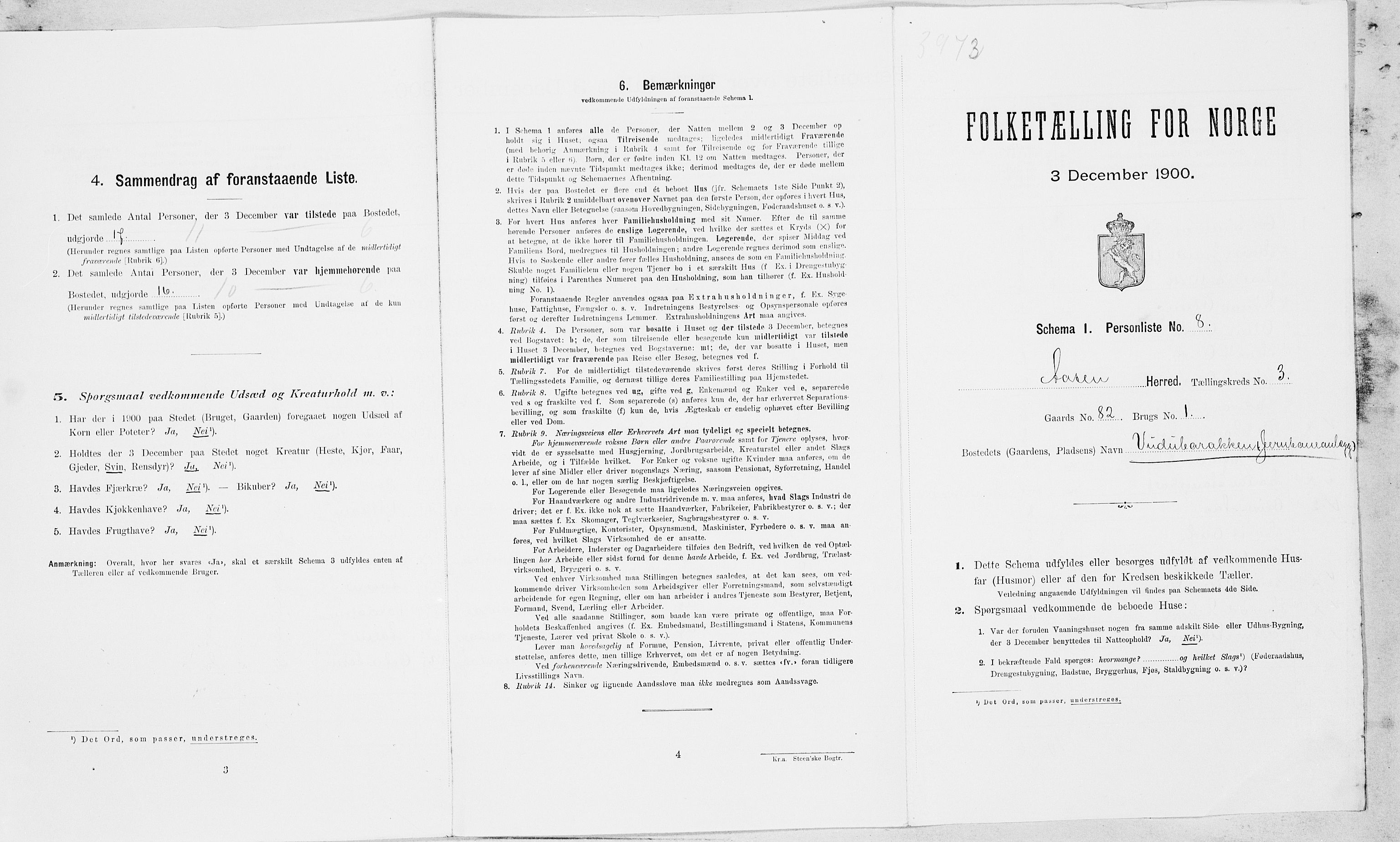 SAT, Folketelling 1900 for 1716 Åsen herred, 1900, s. 276