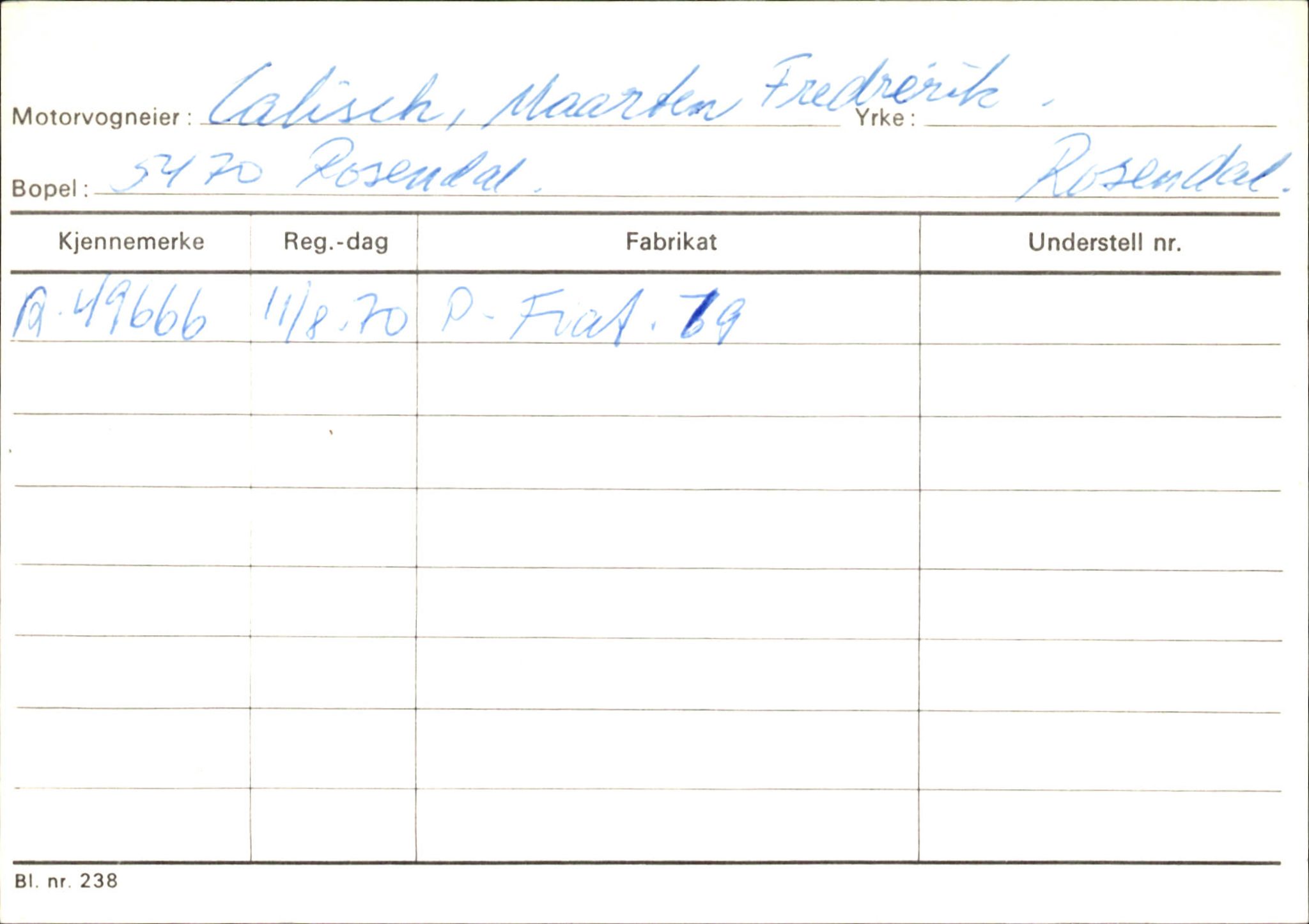 Statens vegvesen, Hordaland vegkontor, AV/SAB-A-5201/2/Ha/L0008: R-eierkort C-D, 1920-1971, s. 3