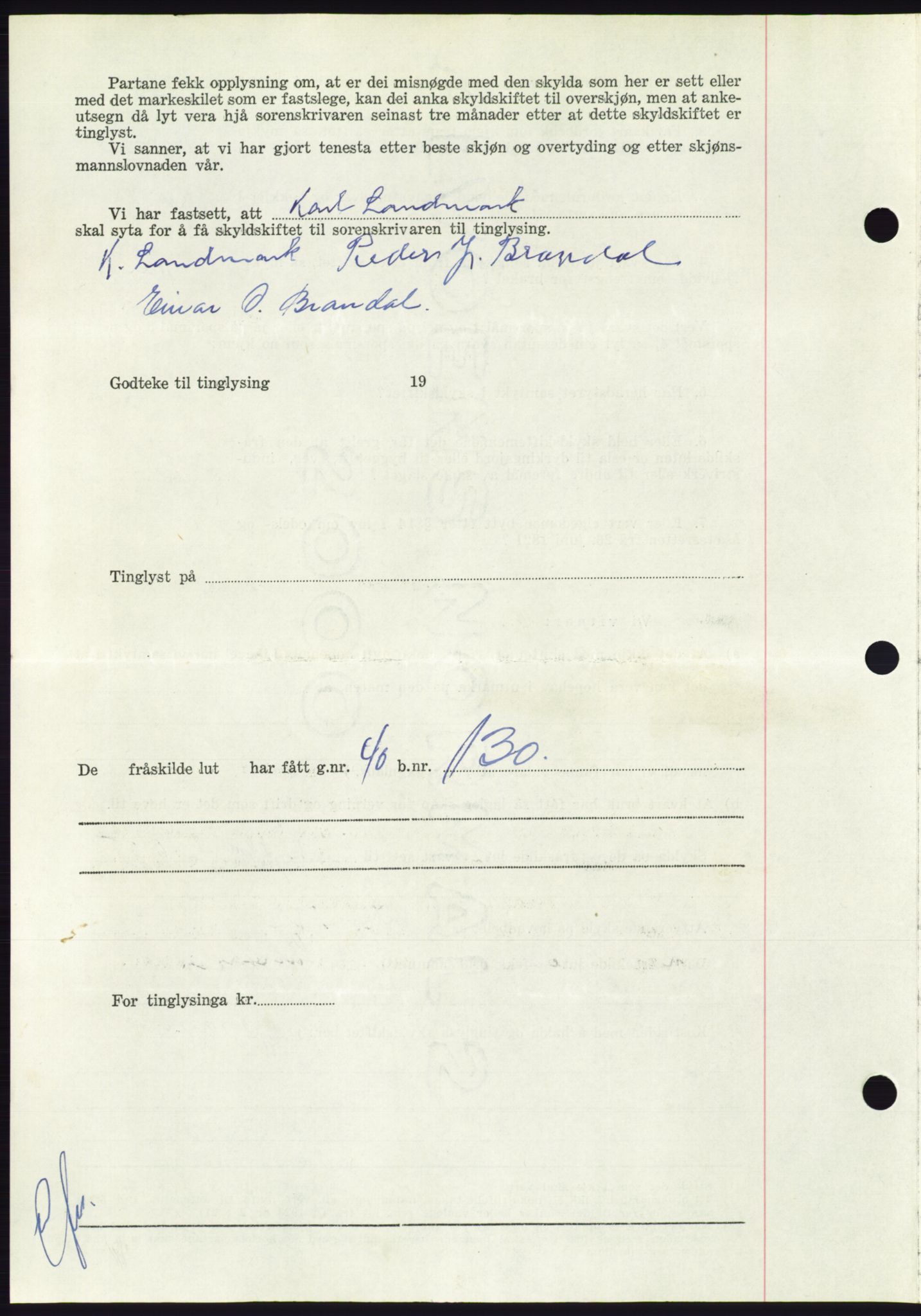 Søre Sunnmøre sorenskriveri, AV/SAT-A-4122/1/2/2C/L0090: Pantebok nr. 16A, 1951-1951, Dagboknr: 2069/1951