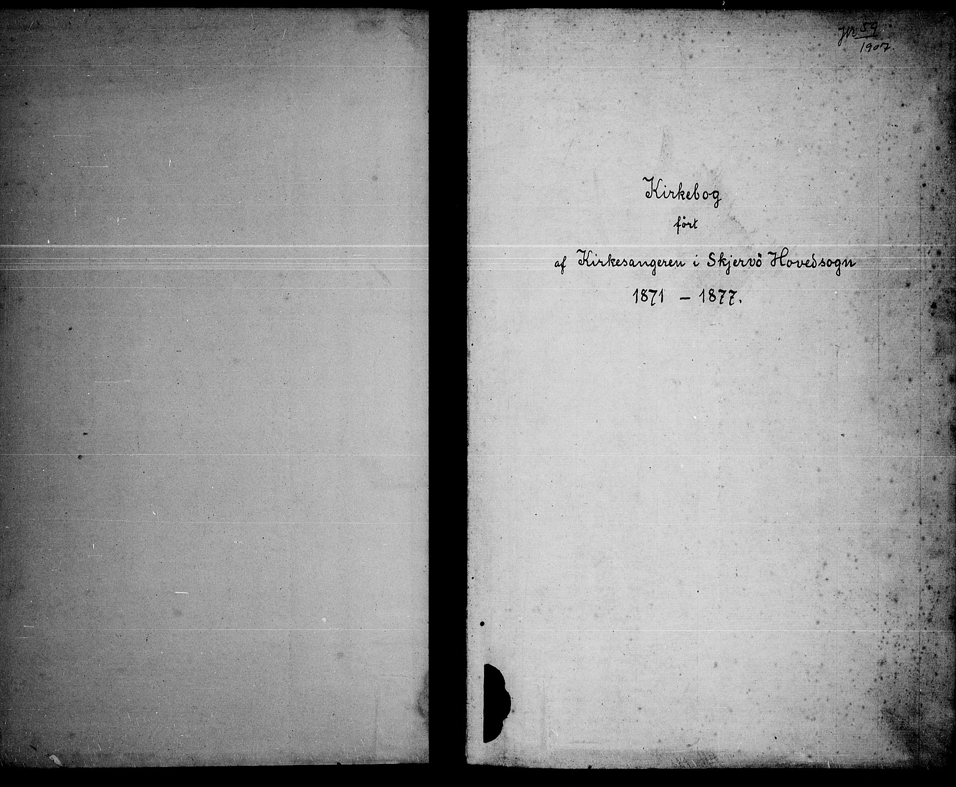 Skjervøy sokneprestkontor, SATØ/S-1300/H/Ha/Hab/L0005klokker: Klokkerbok nr. 5, 1871-1877