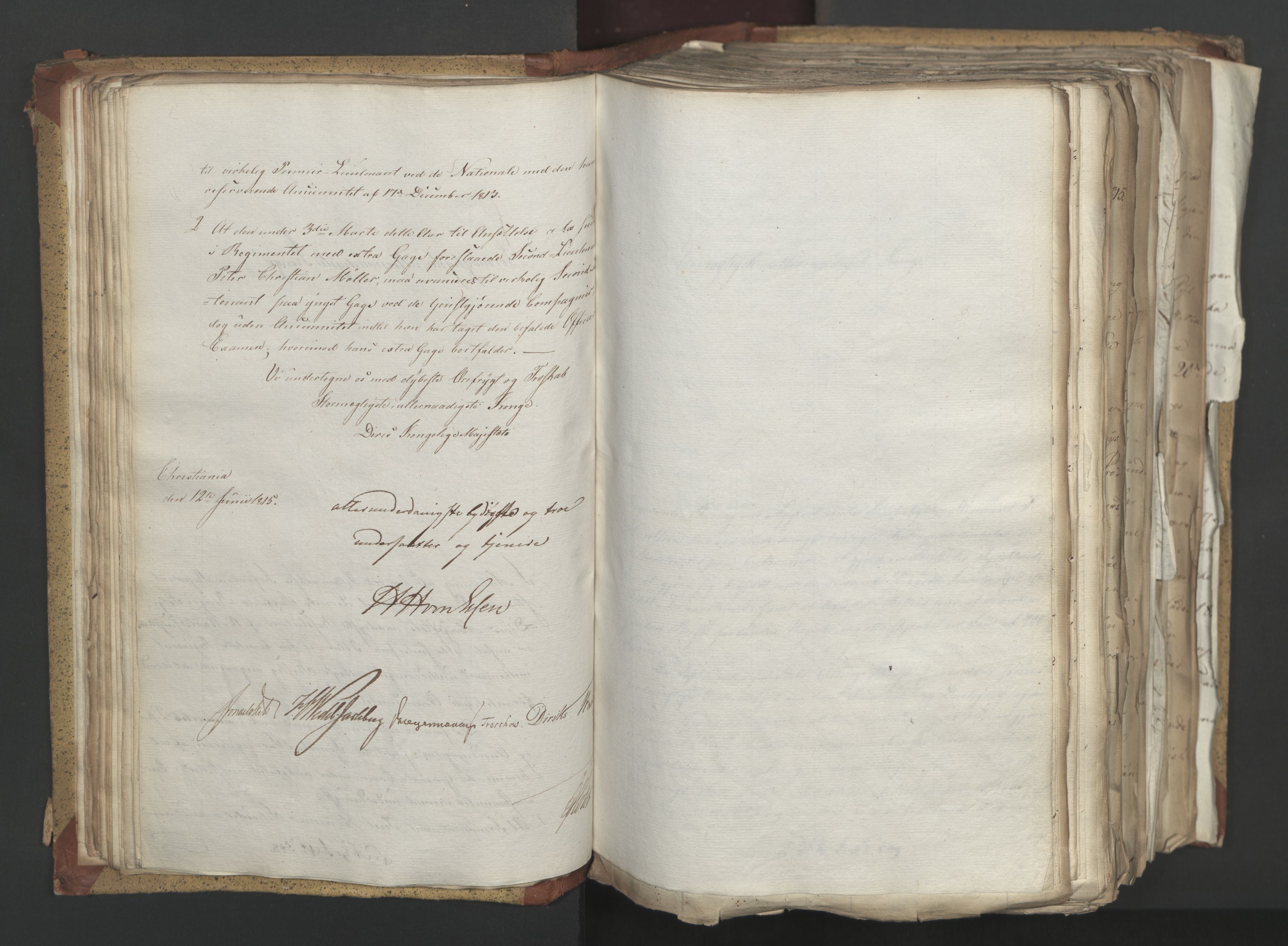 Statsrådsavdelingen i Stockholm, AV/RA-S-1003/D/Da/L0003: Regjeringsinnstillinger nr. 519-787, 1815, s. 74