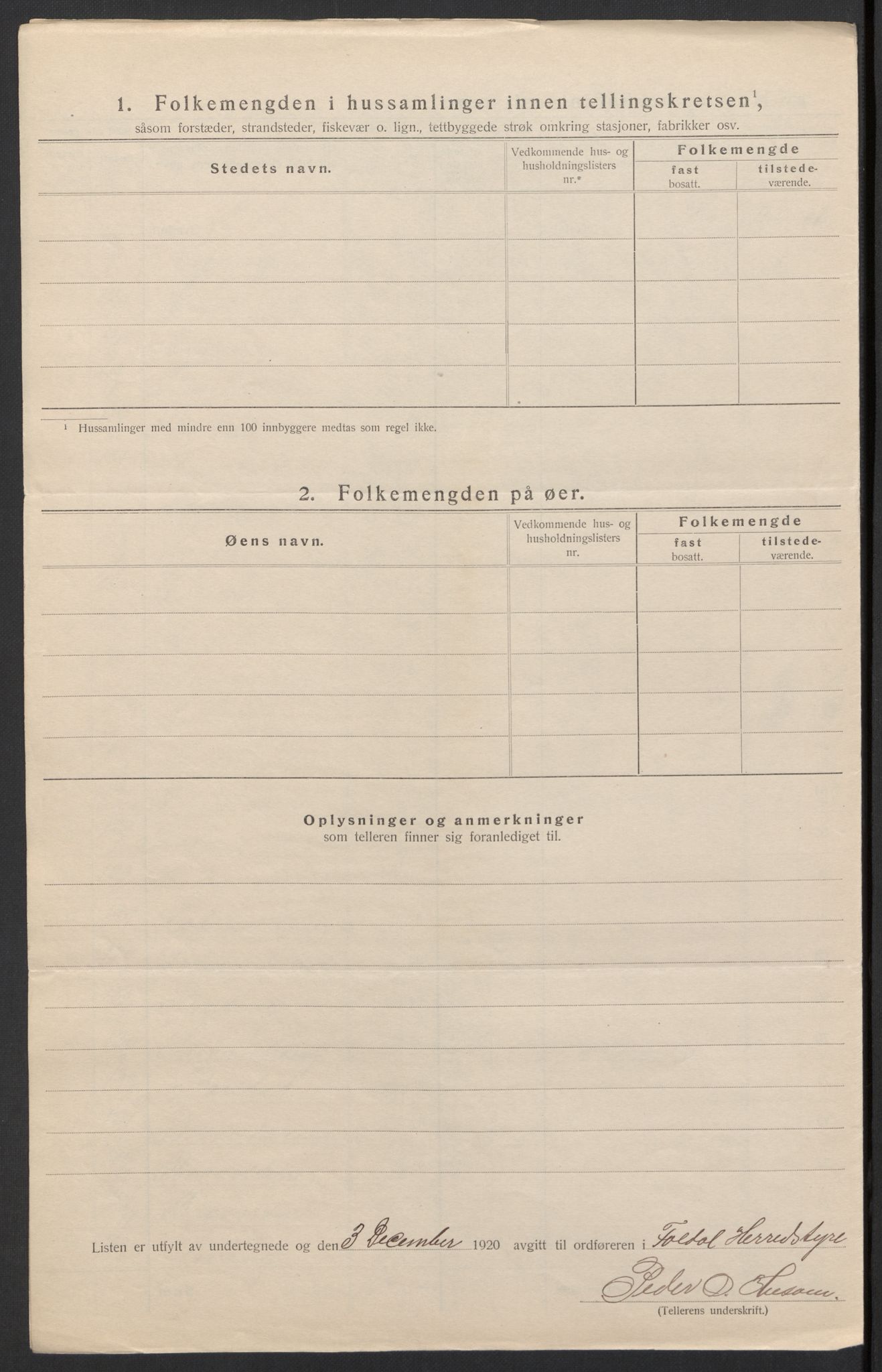 SAH, Folketelling 1920 for 0439 Folldal herred, 1920, s. 26