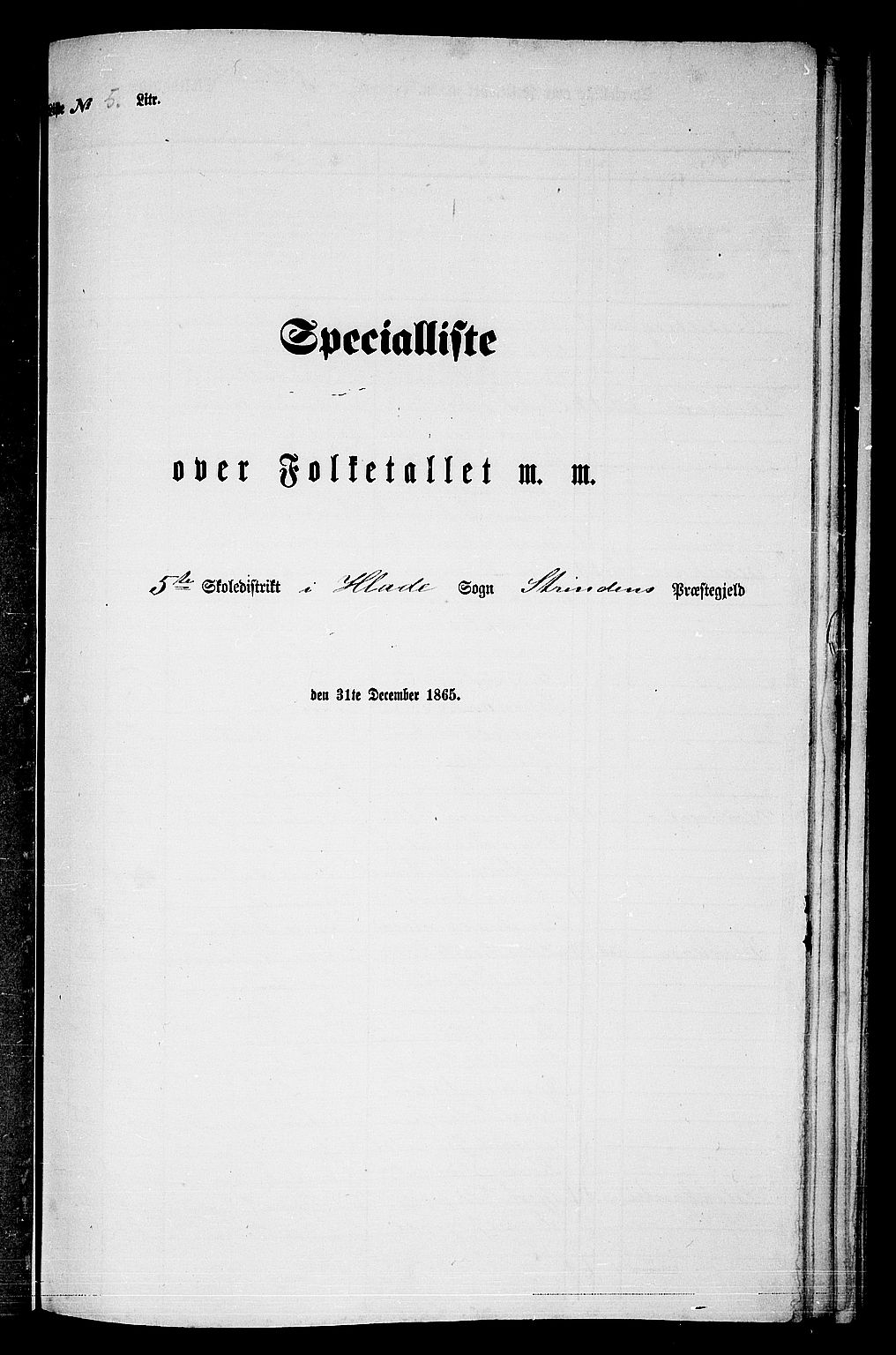 RA, Folketelling 1865 for 1660P Strinda prestegjeld, 1865, s. 120
