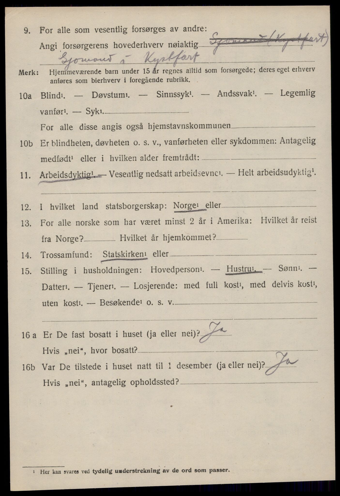 SAT, Folketelling 1920 for 1569 Aure herred, 1920, s. 4943