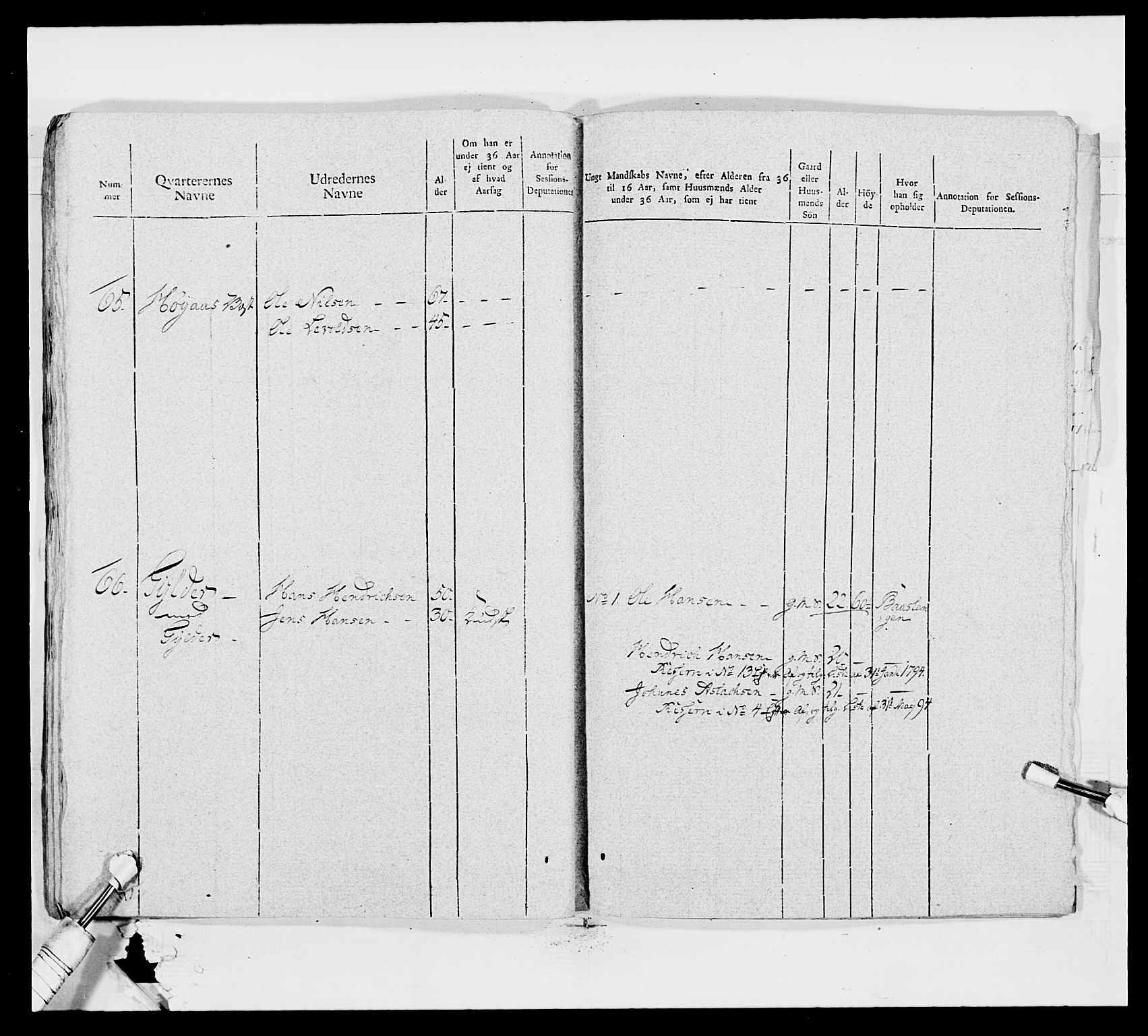 Generalitets- og kommissariatskollegiet, Det kongelige norske kommissariatskollegium, AV/RA-EA-5420/E/Eh/L0011: Smålenske dragonregiment, 1795-1807, s. 324