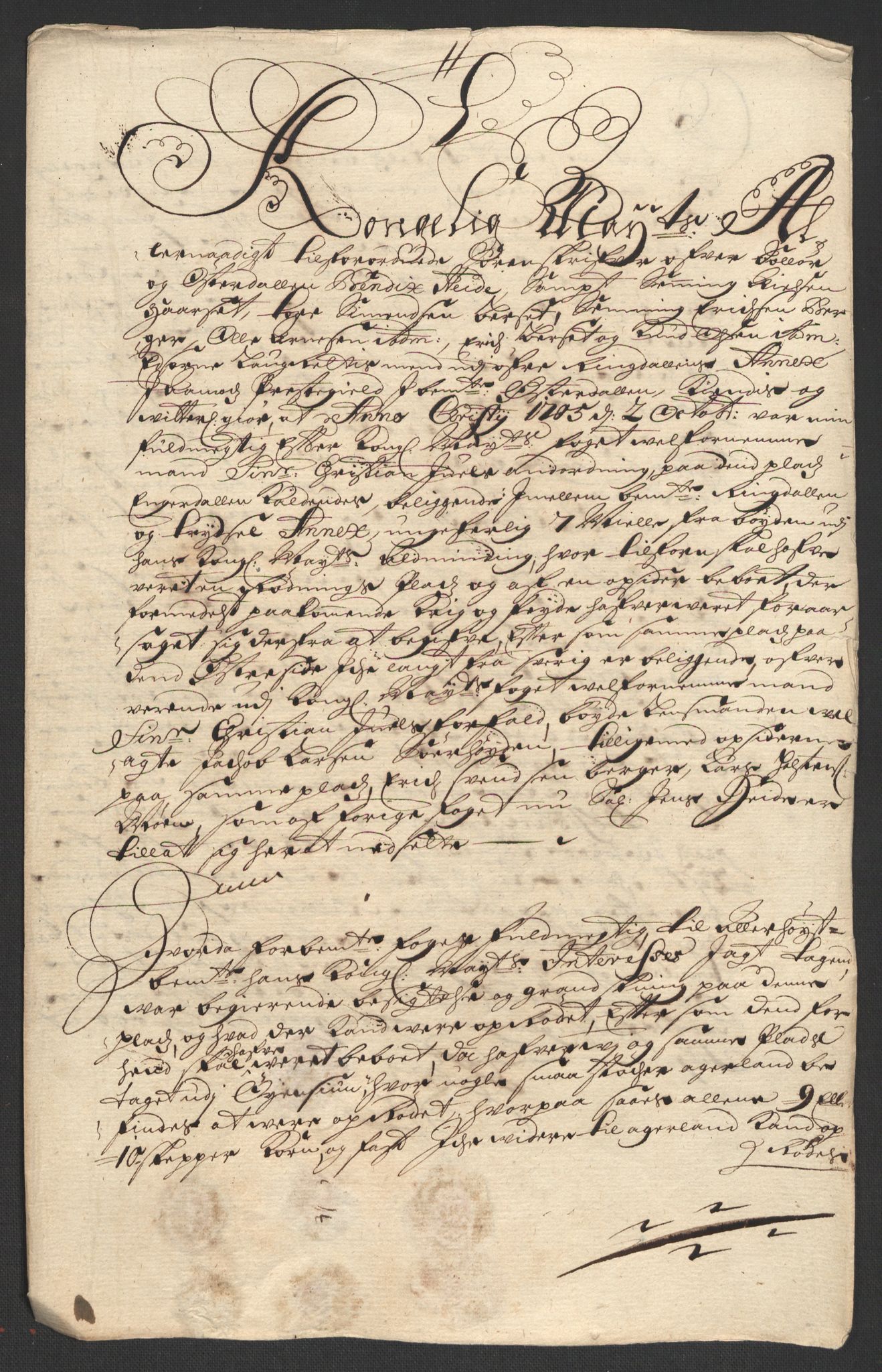 Rentekammeret inntil 1814, Reviderte regnskaper, Fogderegnskap, AV/RA-EA-4092/R13/L0843: Fogderegnskap Solør, Odal og Østerdal, 1705-1706, s. 411
