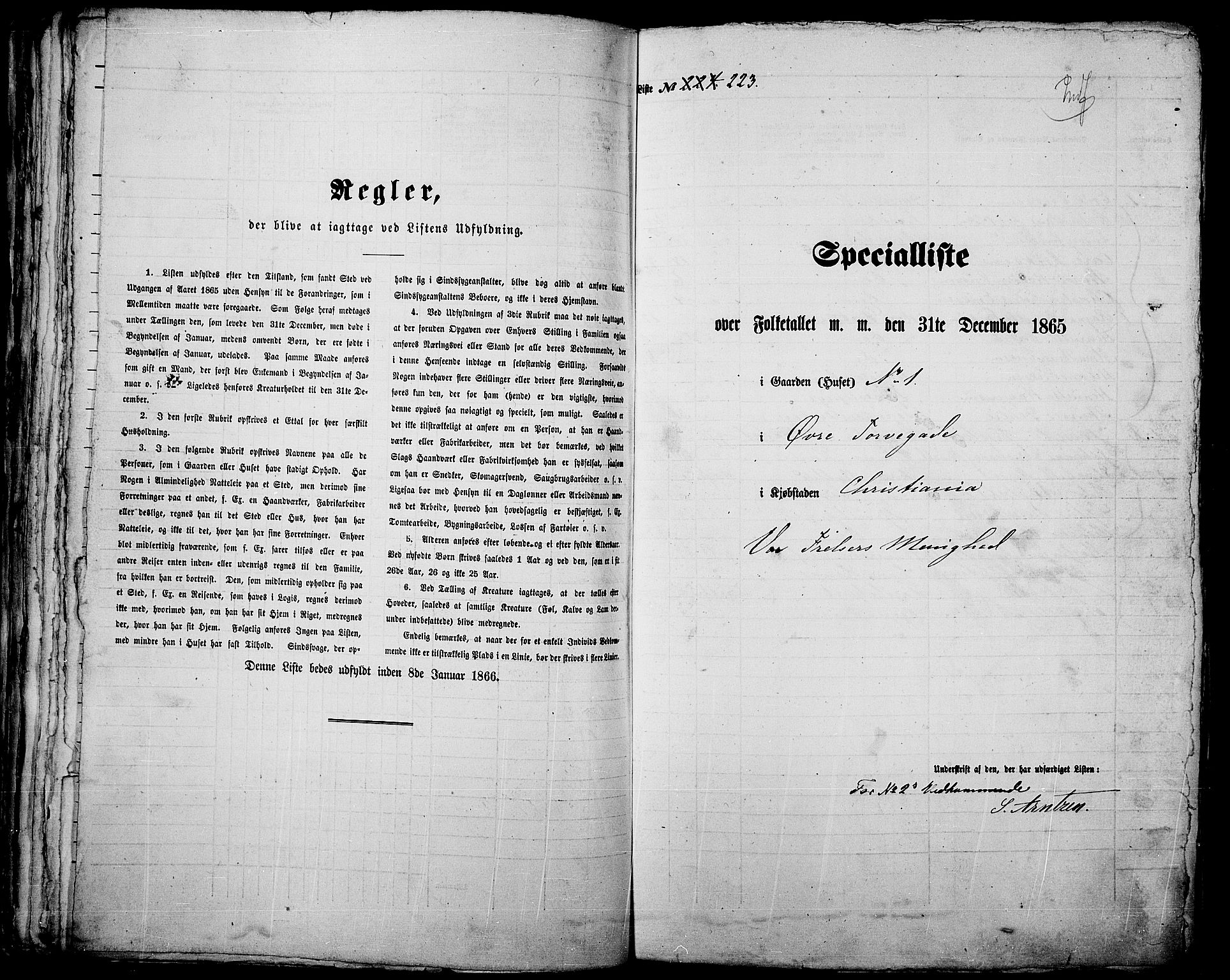 RA, Folketelling 1865 for 0301 Kristiania kjøpstad, 1865, s. 640