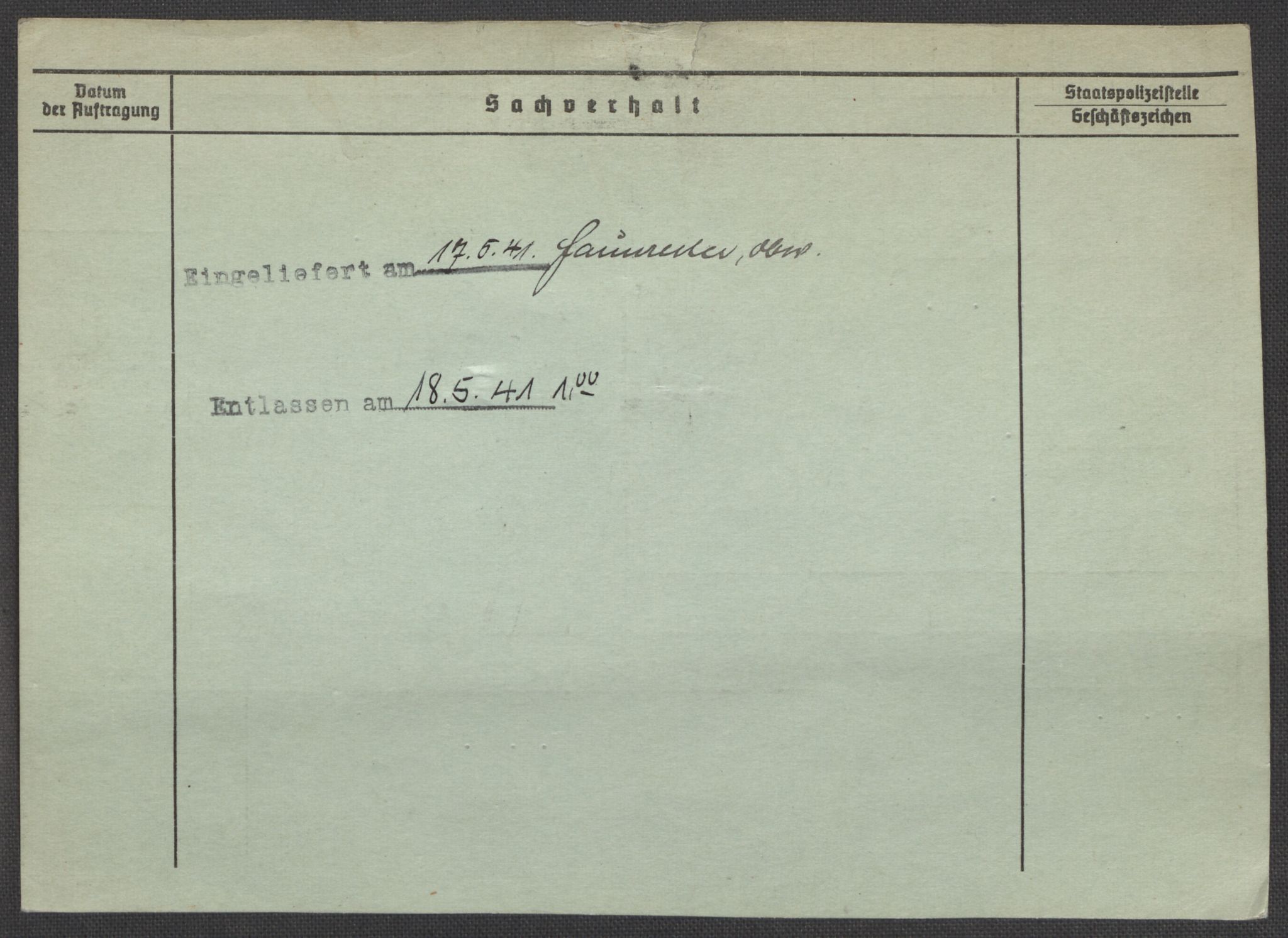 Befehlshaber der Sicherheitspolizei und des SD, RA/RAFA-5969/E/Ea/Eaa/L0009: Register over norske fanger i Møllergata 19: Ru-Sy, 1940-1945, s. 1475