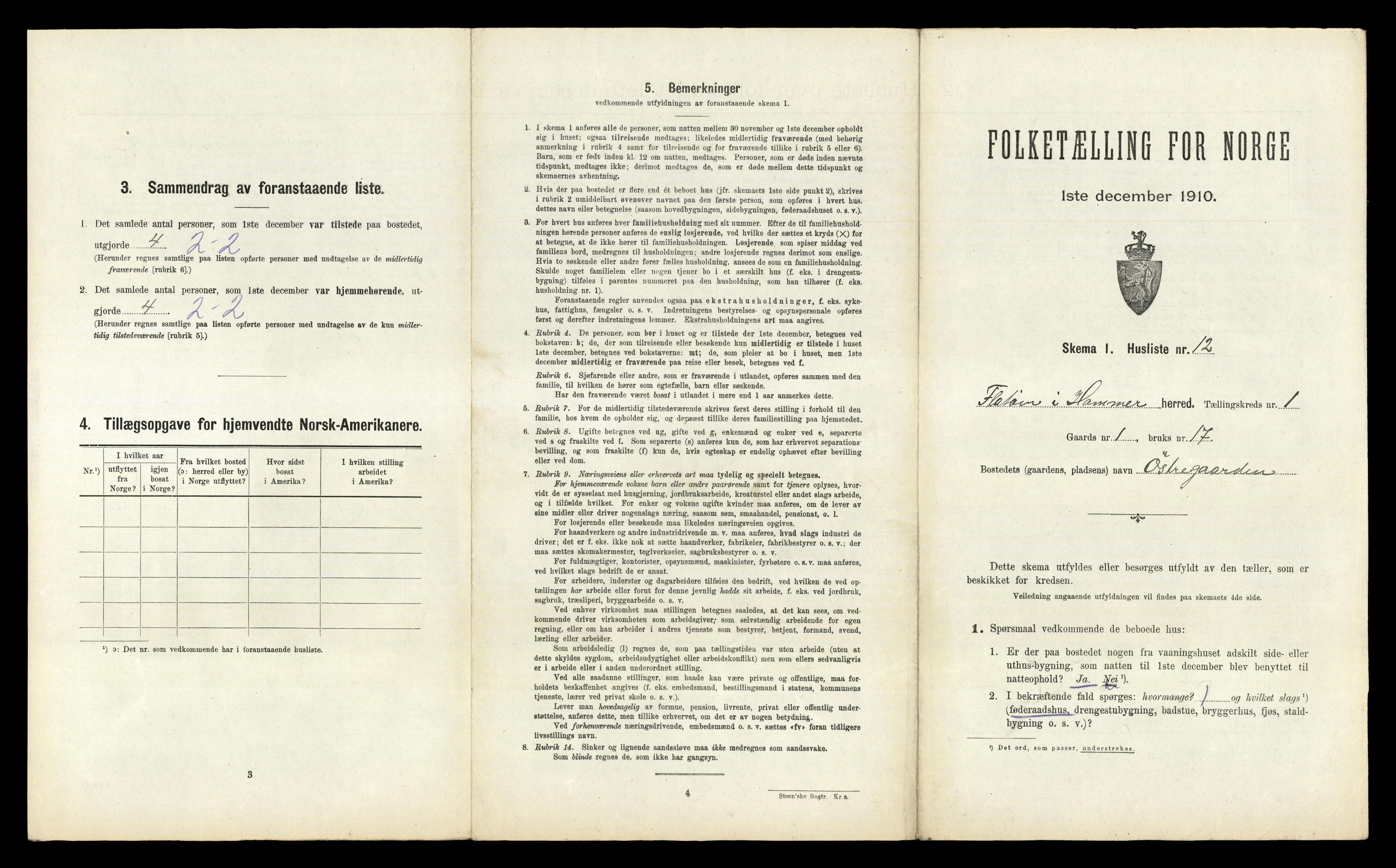 RA, Folketelling 1910 for 1254 Hamre herred, 1910, s. 62