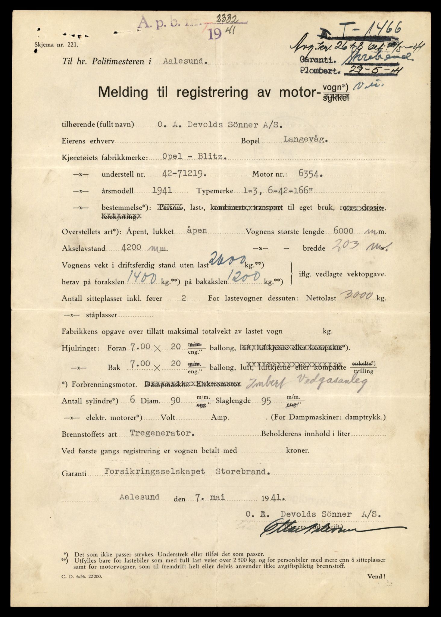 Møre og Romsdal vegkontor - Ålesund trafikkstasjon, AV/SAT-A-4099/F/Fe/L0035: Registreringskort for kjøretøy T 12653 - T 12829, 1927-1998, s. 1118