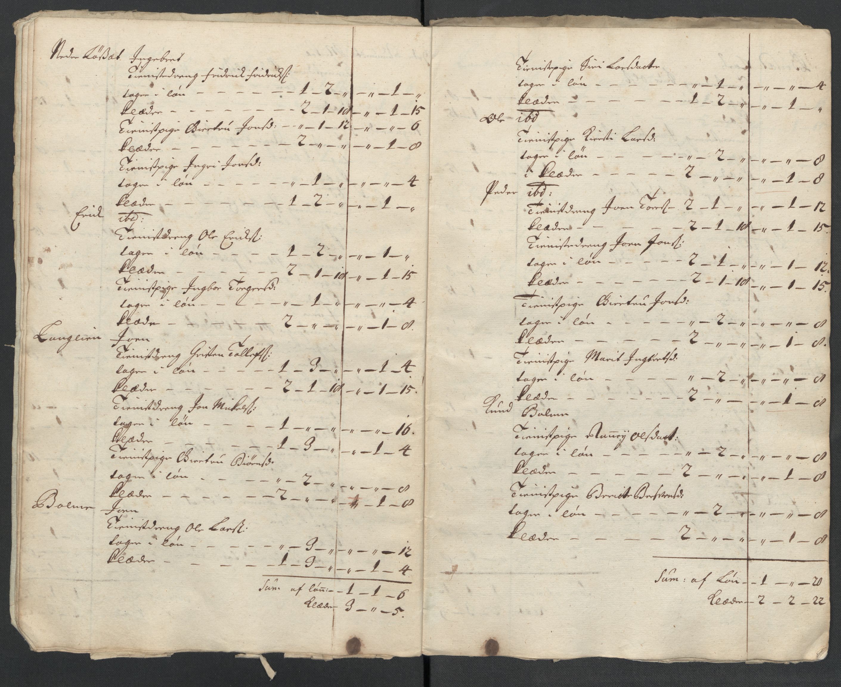 Rentekammeret inntil 1814, Reviderte regnskaper, Fogderegnskap, RA/EA-4092/R56/L3745: Fogderegnskap Nordmøre, 1711, s. 204
