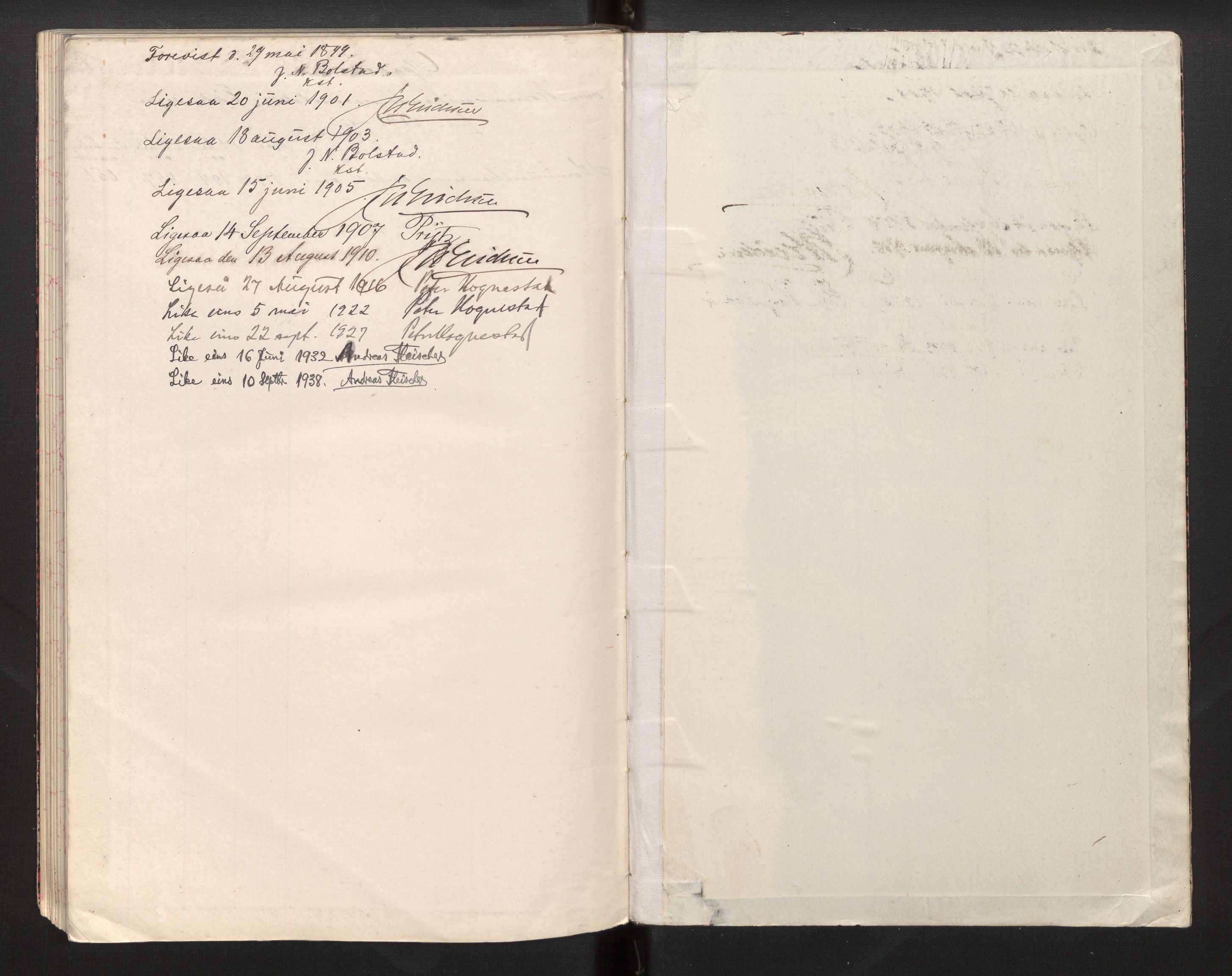 Eid sokneprestembete, AV/SAB-A-82301/H/Hb/L0002: Kommunikantprotokoll nr. 2, 1898-1946