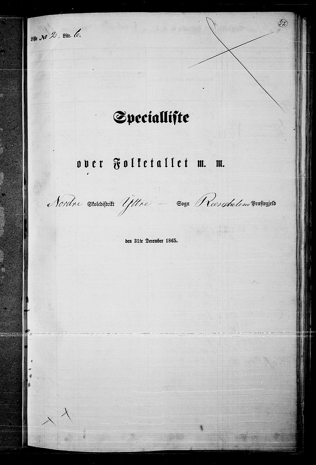 RA, Folketelling 1865 for 0432P Rendalen prestegjeld, 1865, s. 48