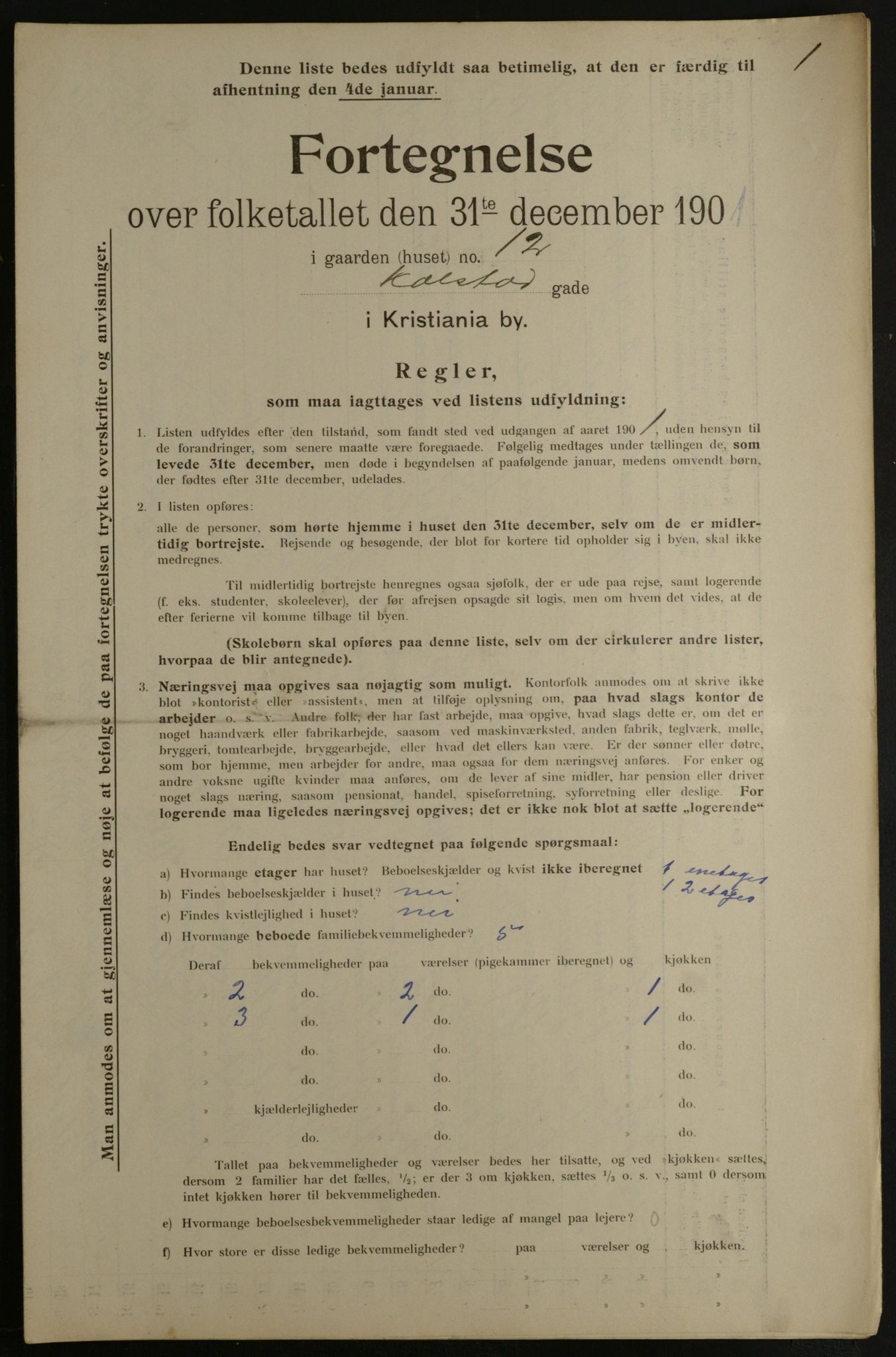 OBA, Kommunal folketelling 31.12.1901 for Kristiania kjøpstad, 1901, s. 8094