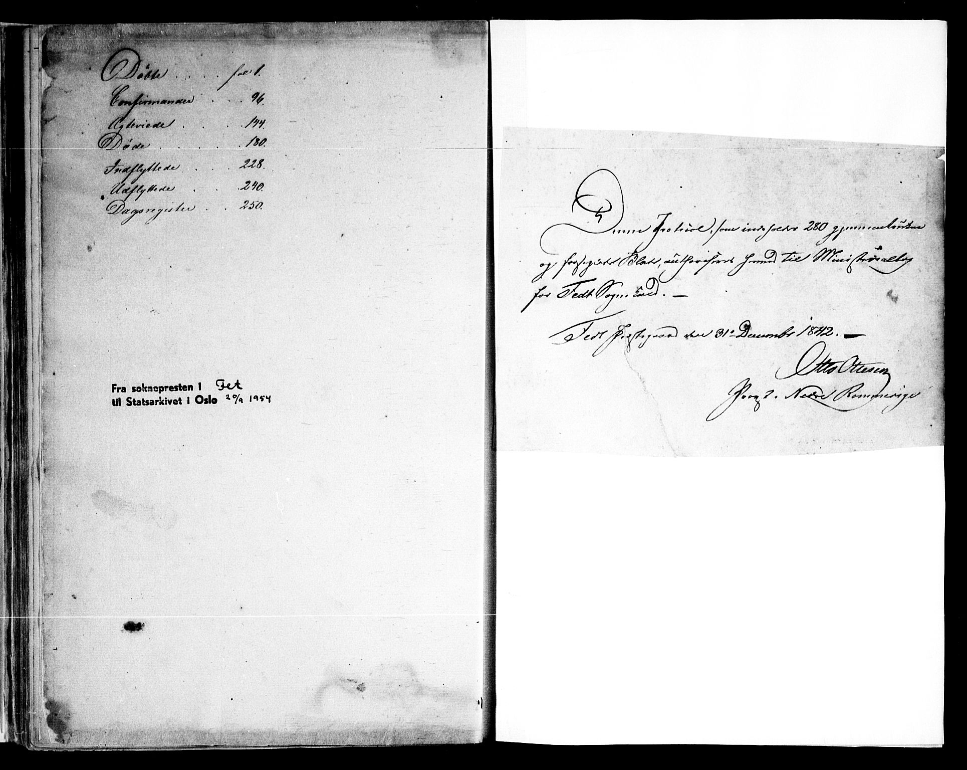 Fet prestekontor Kirkebøker, AV/SAO-A-10370a/F/Fa/L0009: Ministerialbok nr. I 9, 1843-1846