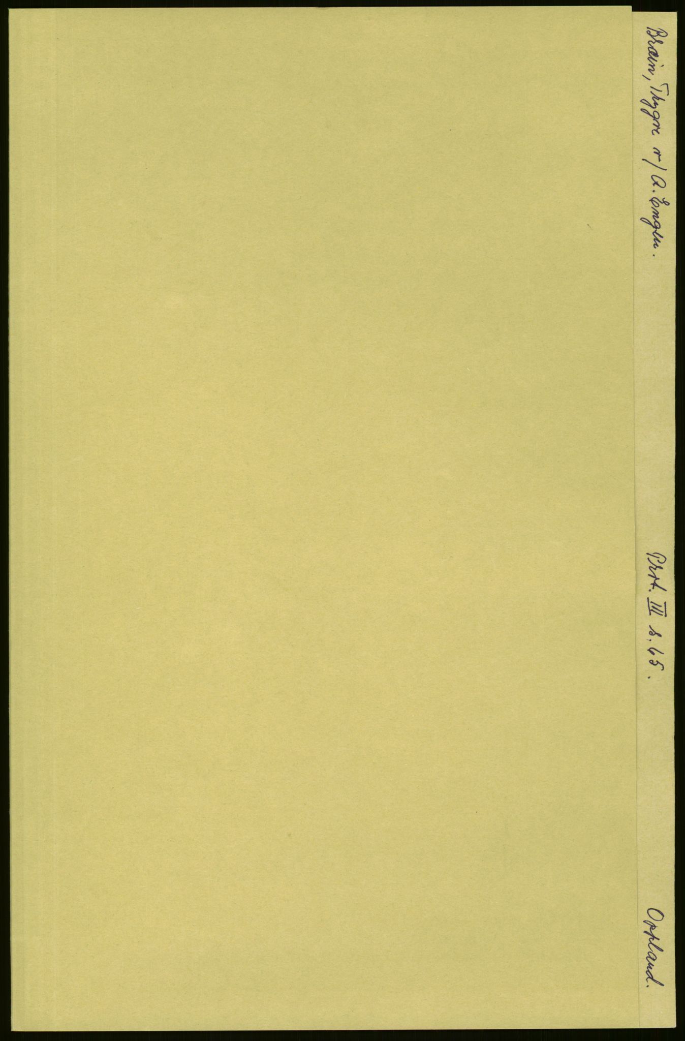 Samlinger til kildeutgivelse, Amerikabrevene, AV/RA-EA-4057/F/L0011: Innlån fra Oppland: Bræin - Knudsen, 1838-1914, s. 1
