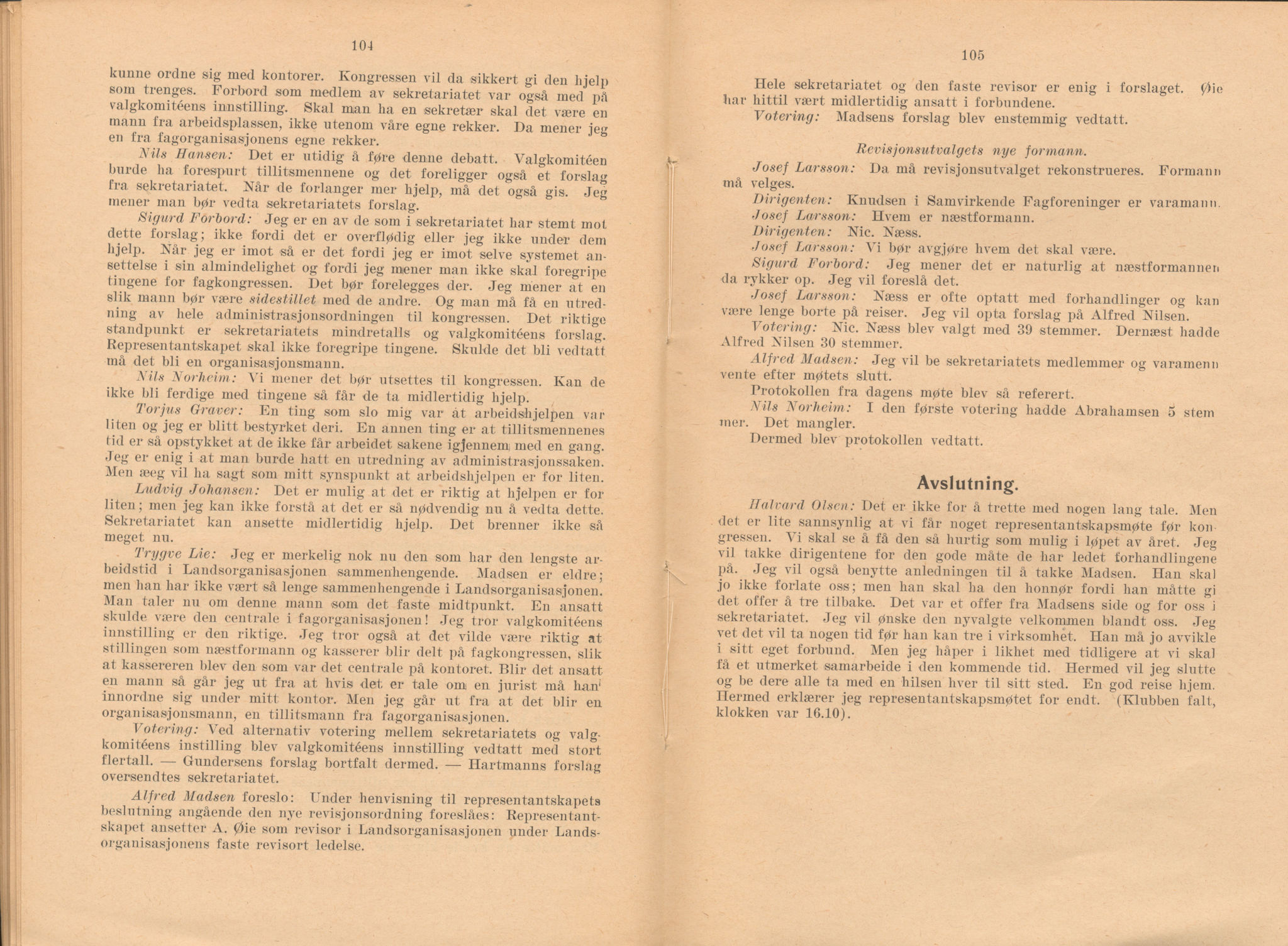 Landsorganisasjonen i Norge, AAB/ARK-1579, 1911-1953, s. 124