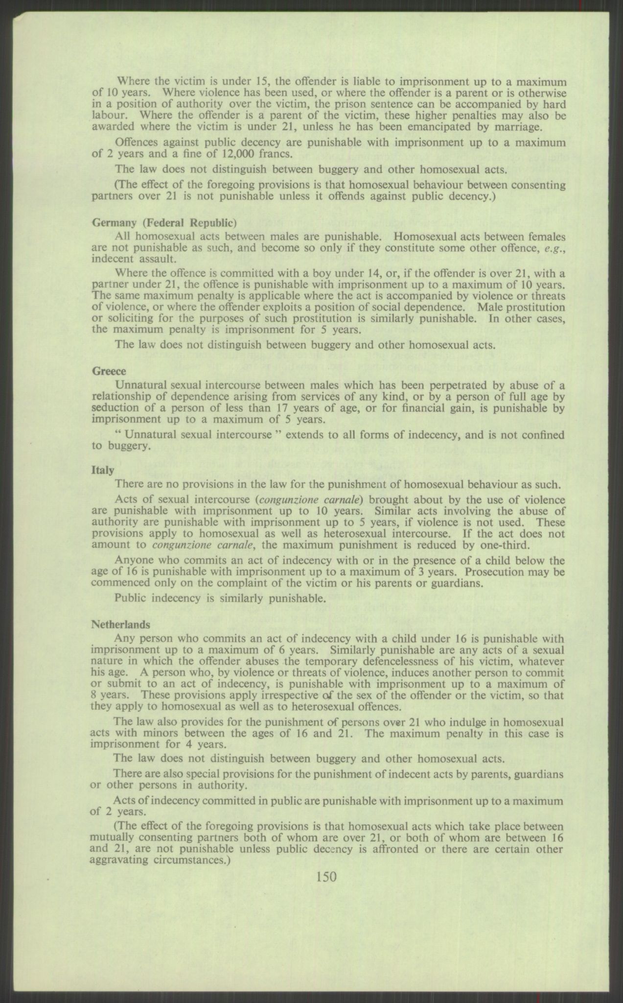 Justisdepartementet, Lovavdelingen, AV/RA-S-3212/D/De/L0029/0001: Straffeloven / Straffelovens revisjon: 5 - Ot. prp. nr.  41 - 1945: Homoseksualiet. 3 mapper, 1956-1970, s. 734