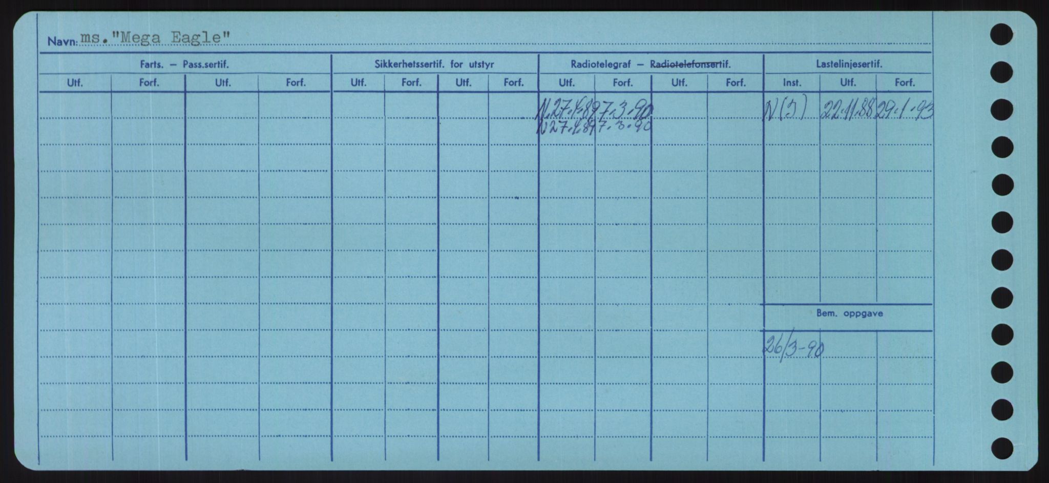 Sjøfartsdirektoratet med forløpere, Skipsmålingen, RA/S-1627/H/Hd/L0024: Fartøy, M-Mim, s. 448