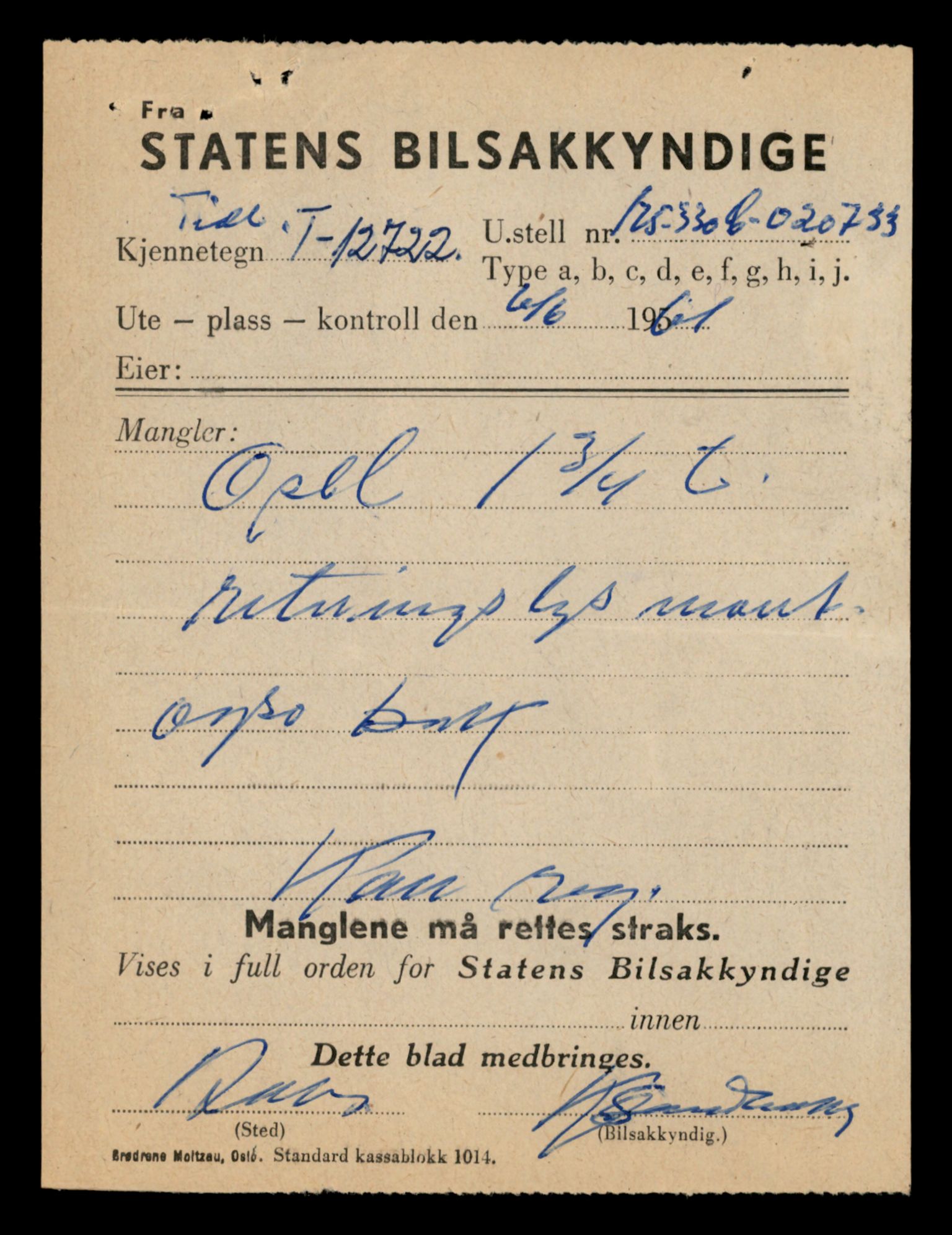 Møre og Romsdal vegkontor - Ålesund trafikkstasjon, AV/SAT-A-4099/F/Fe/L0035: Registreringskort for kjøretøy T 12653 - T 12829, 1927-1998, s. 1302