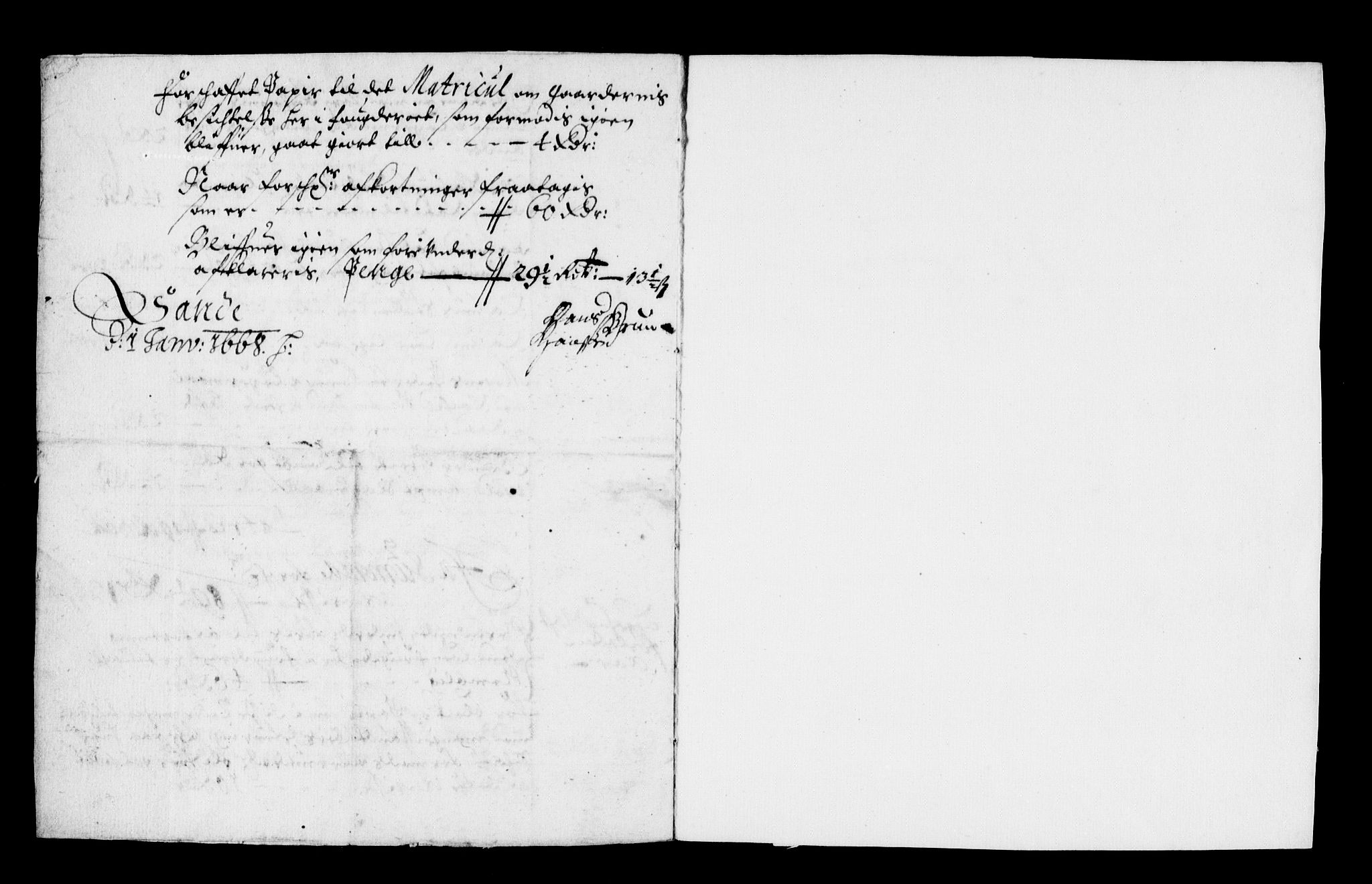 Rentekammeret inntil 1814, Reviderte regnskaper, Stiftamtstueregnskaper, Bergen stiftamt, RA/EA-6043/R/Rc/L0025: Bergen stiftamt, 1667