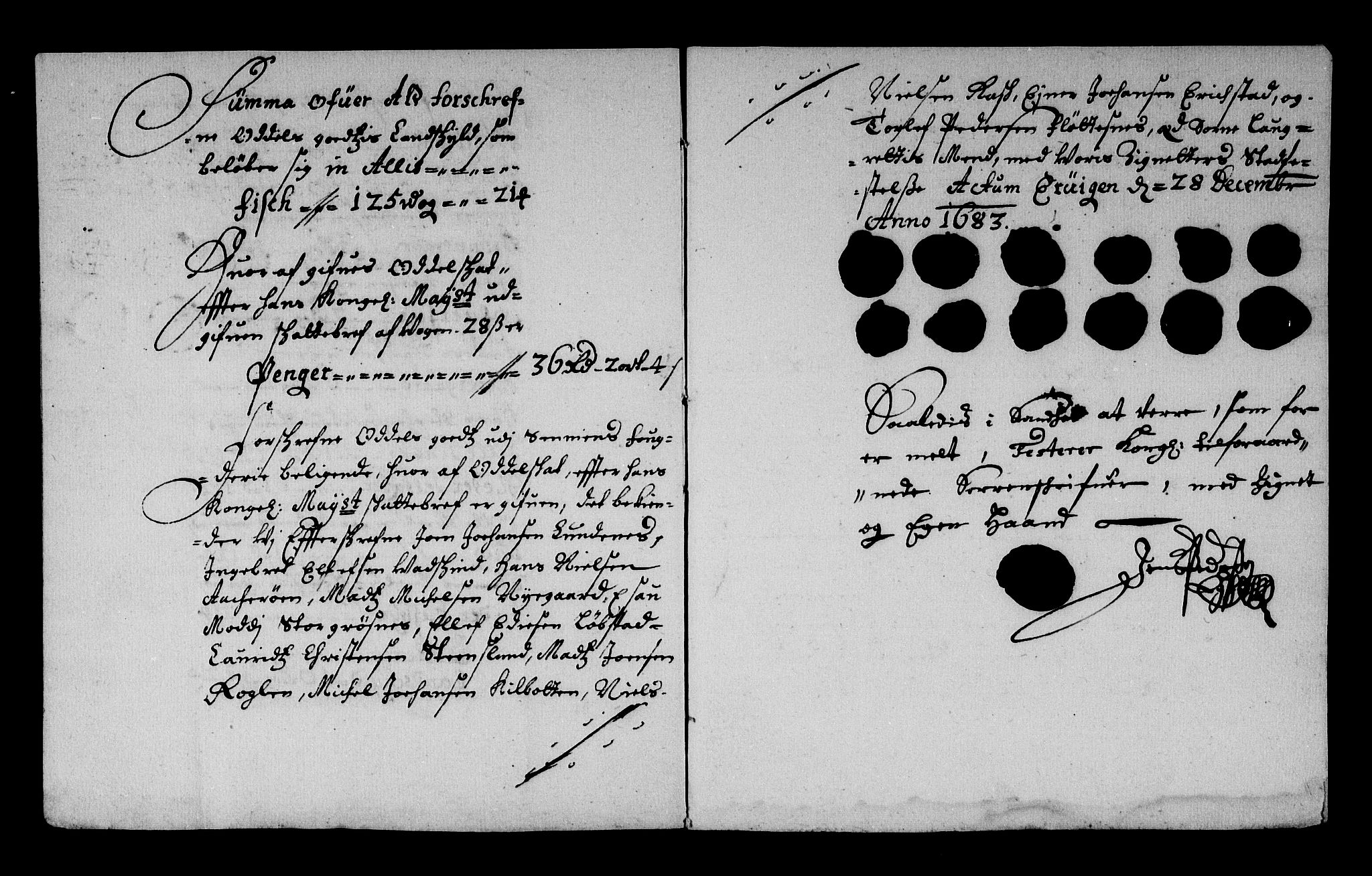 Rentekammeret inntil 1814, Reviderte regnskaper, Stiftamtstueregnskaper, Trondheim stiftamt og Nordland amt, AV/RA-EA-6044/R/Rg/L0074: Trondheim stiftamt og Nordland amt, 1683