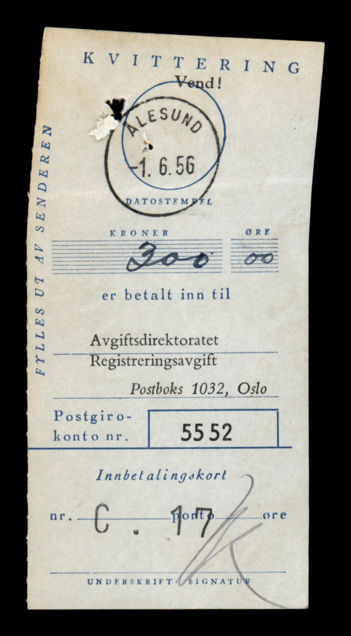 Møre og Romsdal vegkontor - Ålesund trafikkstasjon, SAT/A-4099/F/Fe/L0011: Registreringskort for kjøretøy T 1170 - T 1289, 1927-1998, s. 2298