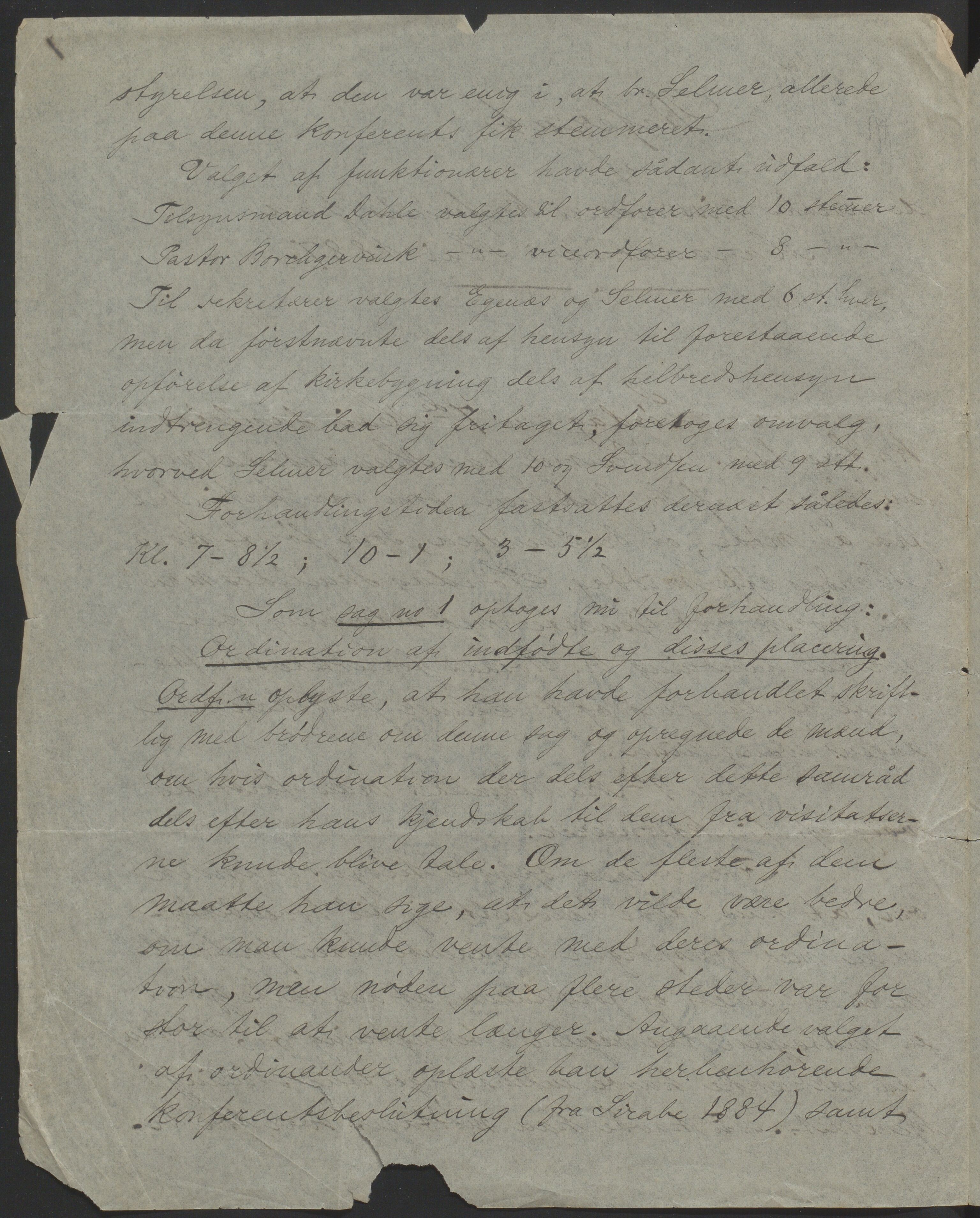 Det Norske Misjonsselskap - hovedadministrasjonen, VID/MA-A-1045/D/Da/Daa/L0037/0002: Konferansereferat og årsberetninger / Konferansereferat fra Madagaskar Innland., 1887