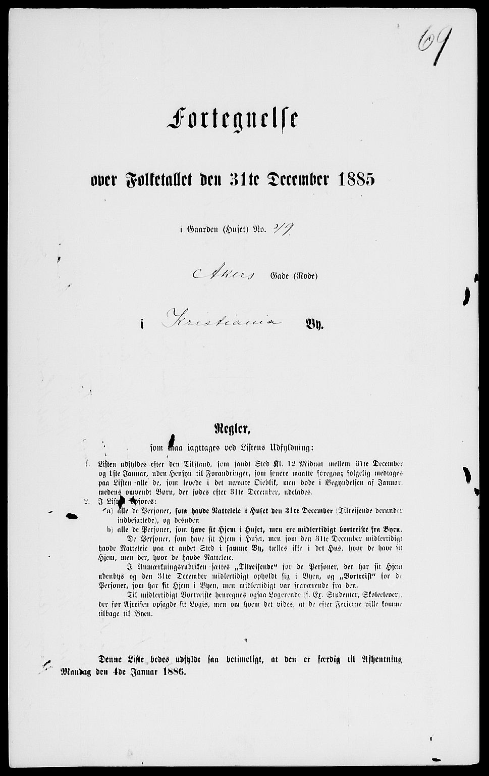 RA, Folketelling 1885 for 0301 Kristiania kjøpstad, 1885, s. 770