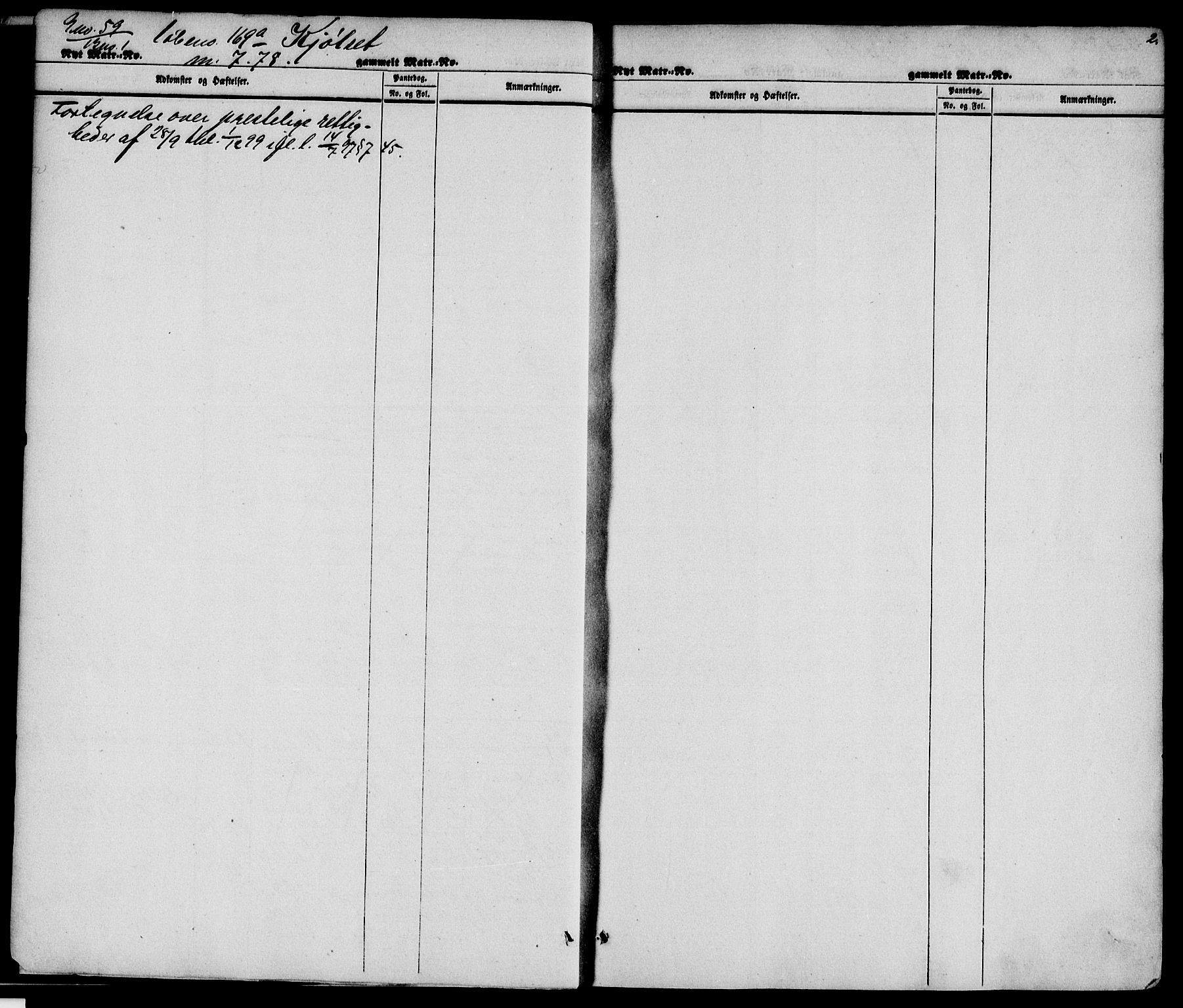 Solør tingrett, SAH/TING-008/H/Ha/Hac/L0004: Panteregister nr. C, 1800-1900, s. 2