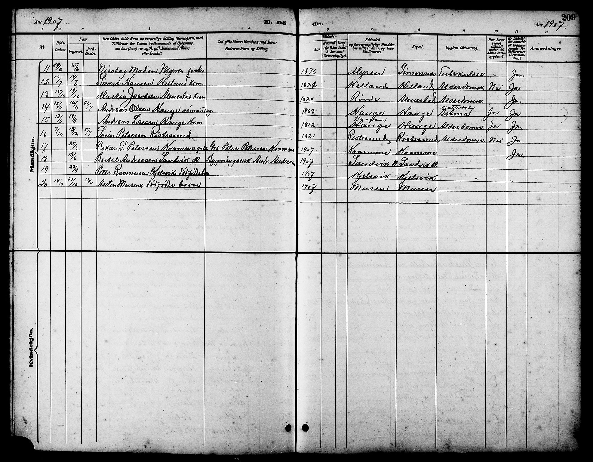 Ministerialprotokoller, klokkerbøker og fødselsregistre - Møre og Romsdal, AV/SAT-A-1454/503/L0049: Klokkerbok nr. 503C04, 1894-1915, s. 209