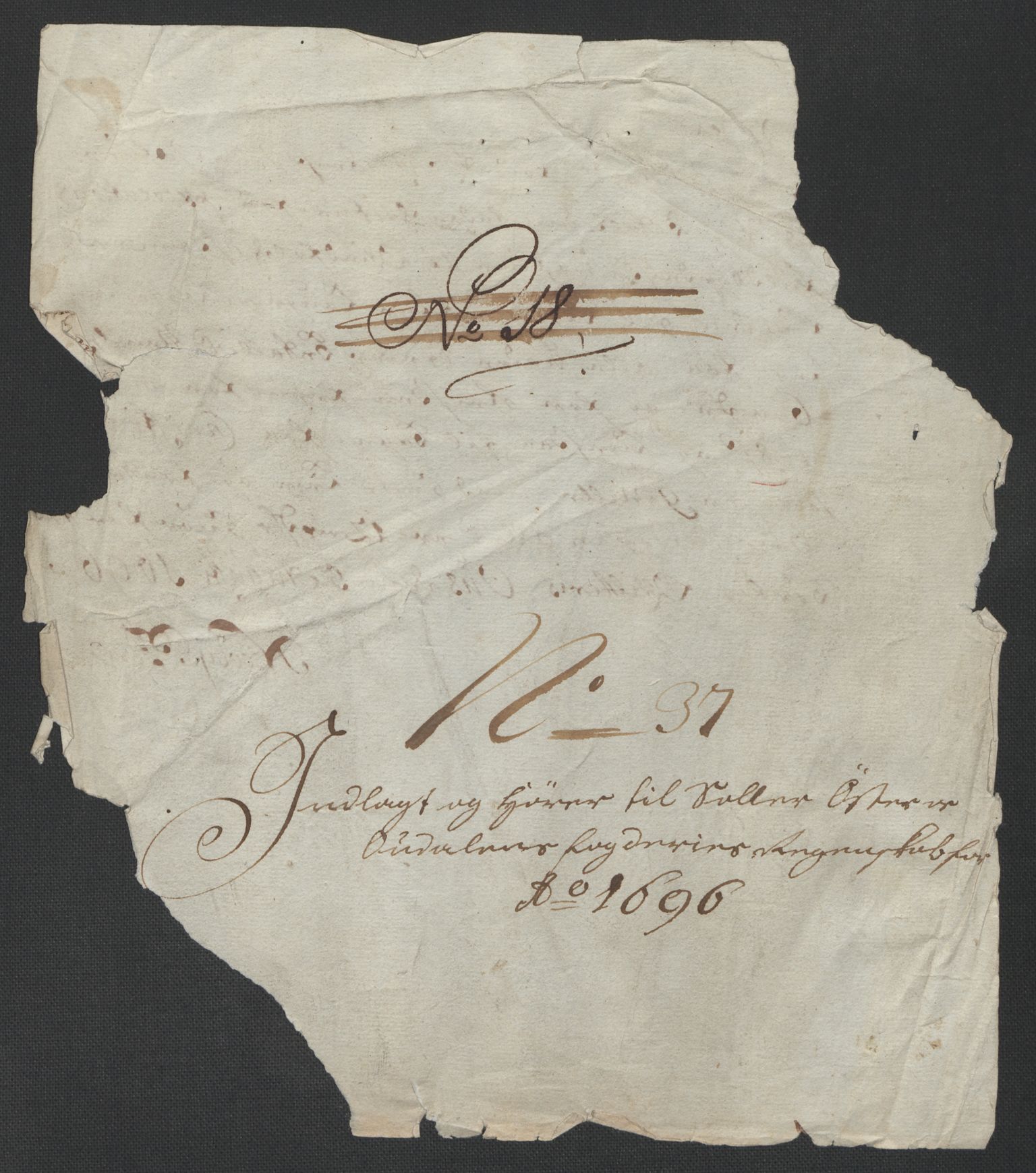 Rentekammeret inntil 1814, Reviderte regnskaper, Fogderegnskap, RA/EA-4092/R13/L0834: Fogderegnskap Solør, Odal og Østerdal, 1696, s. 365