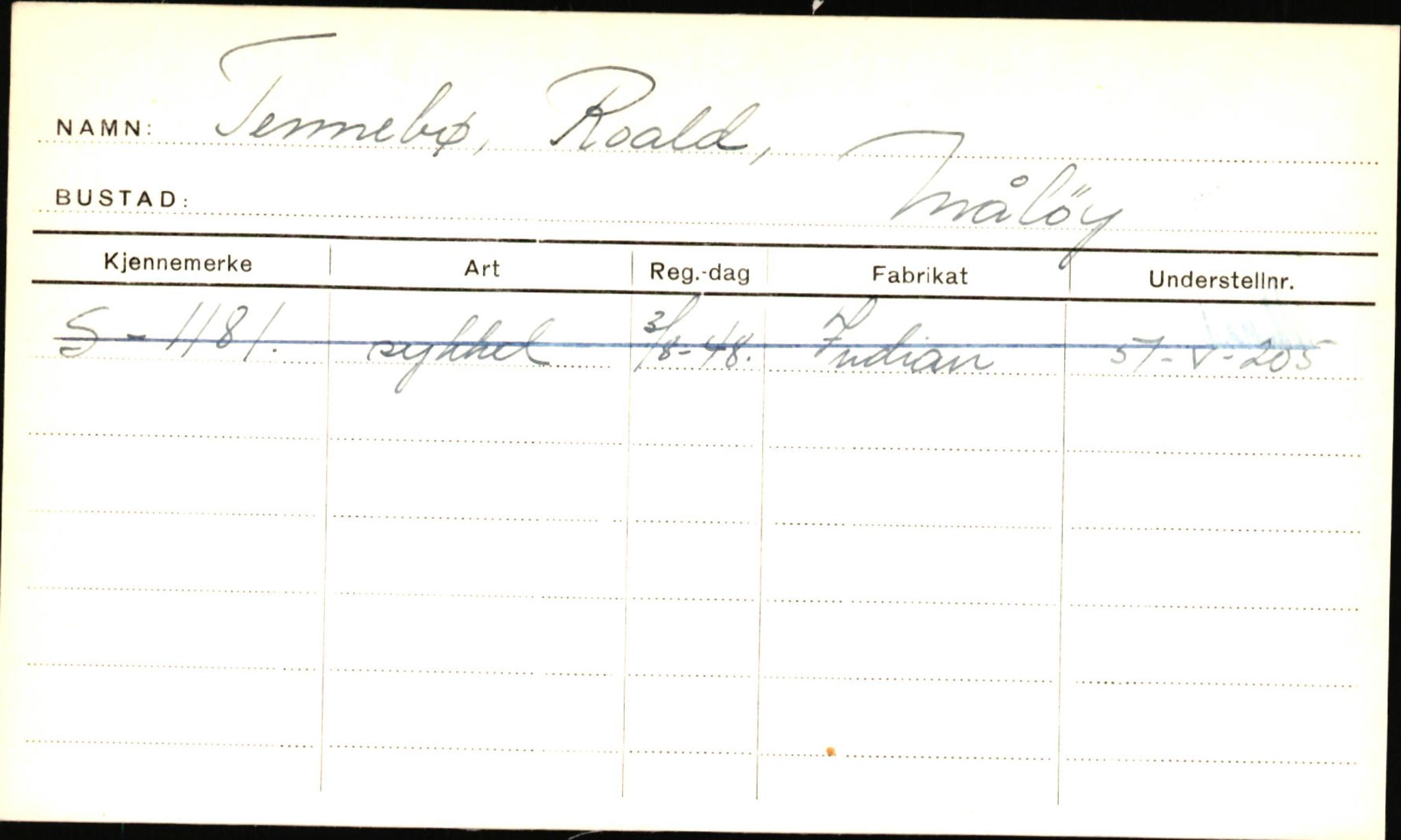 Statens vegvesen, Sogn og Fjordane vegkontor, AV/SAB-A-5301/4/F/L0002: Eigarregister Fjordane til 1.6.1961, 1930-1961, s. 163