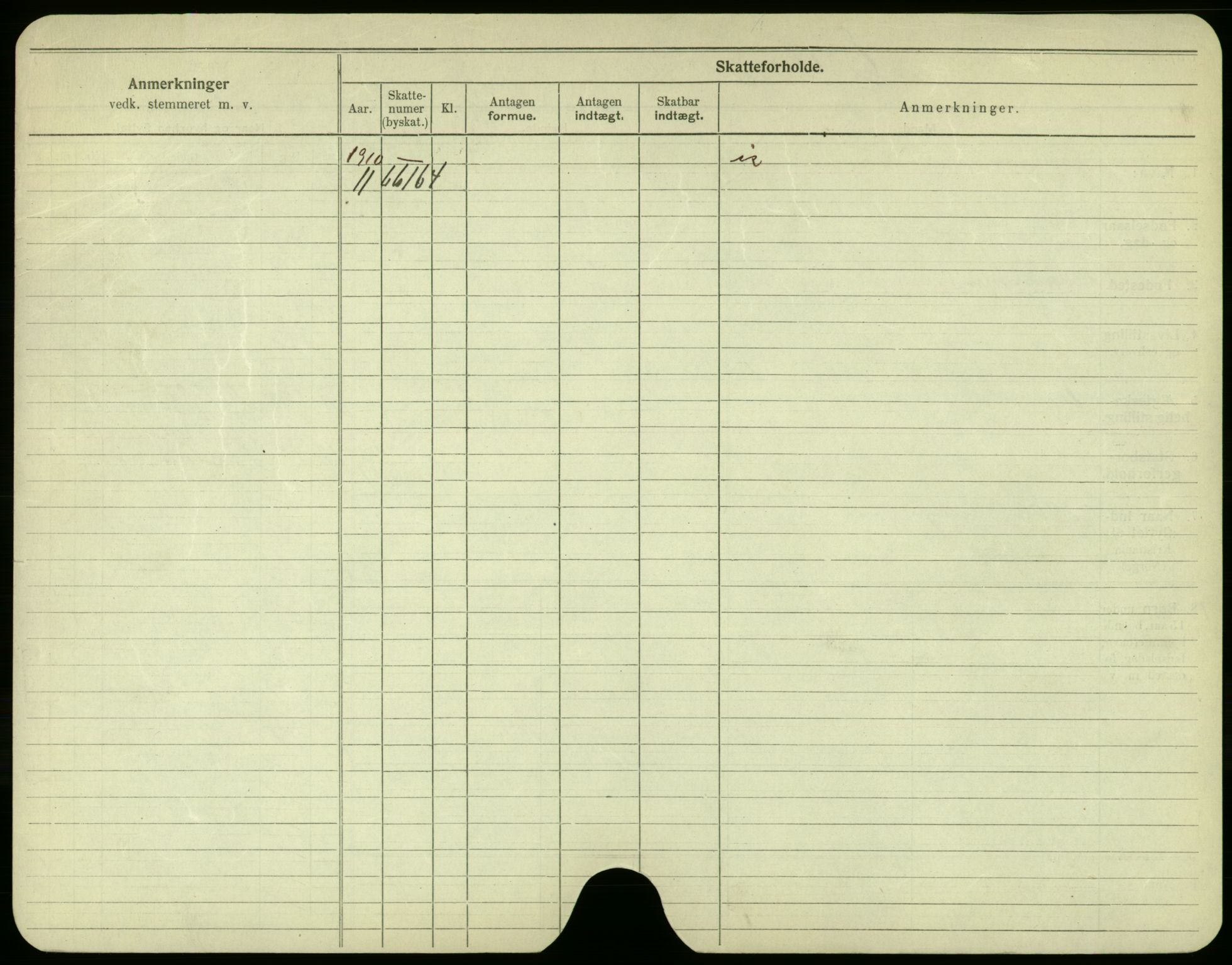 Oslo folkeregister, Registerkort, SAO/A-11715/F/Fa/Fac/L0002: Menn, 1906-1914, s. 1051b