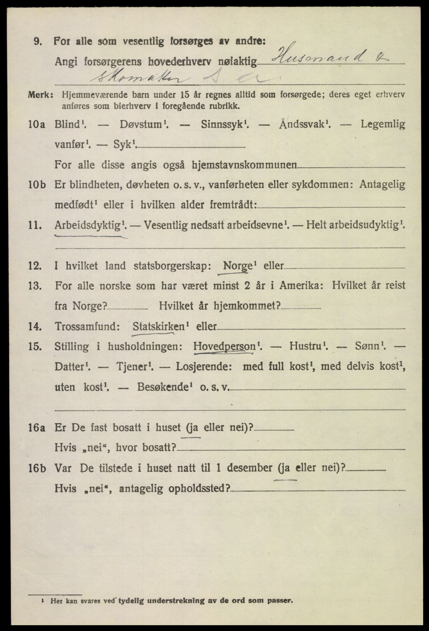 SAH, Folketelling 1920 for 0519 Sør-Fron herred, 1920, s. 2728