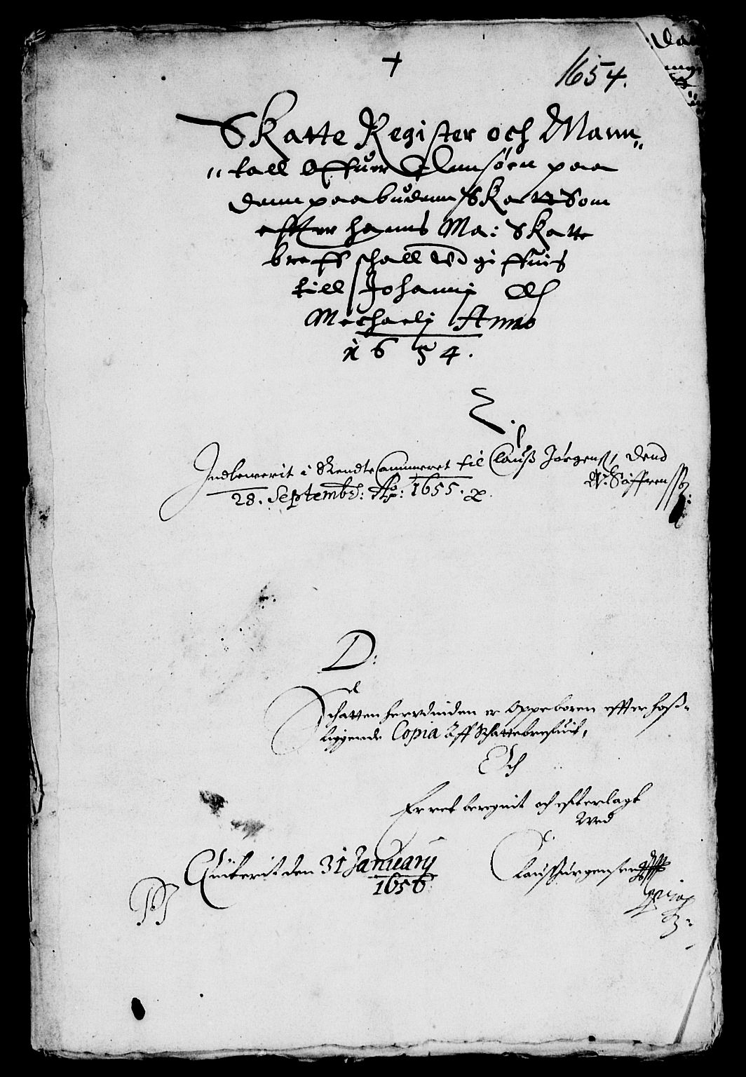 Rentekammeret inntil 1814, Reviderte regnskaper, Lensregnskaper, AV/RA-EA-5023/R/Rb/Rbe/L0003: Onsøy len, 1615-1656