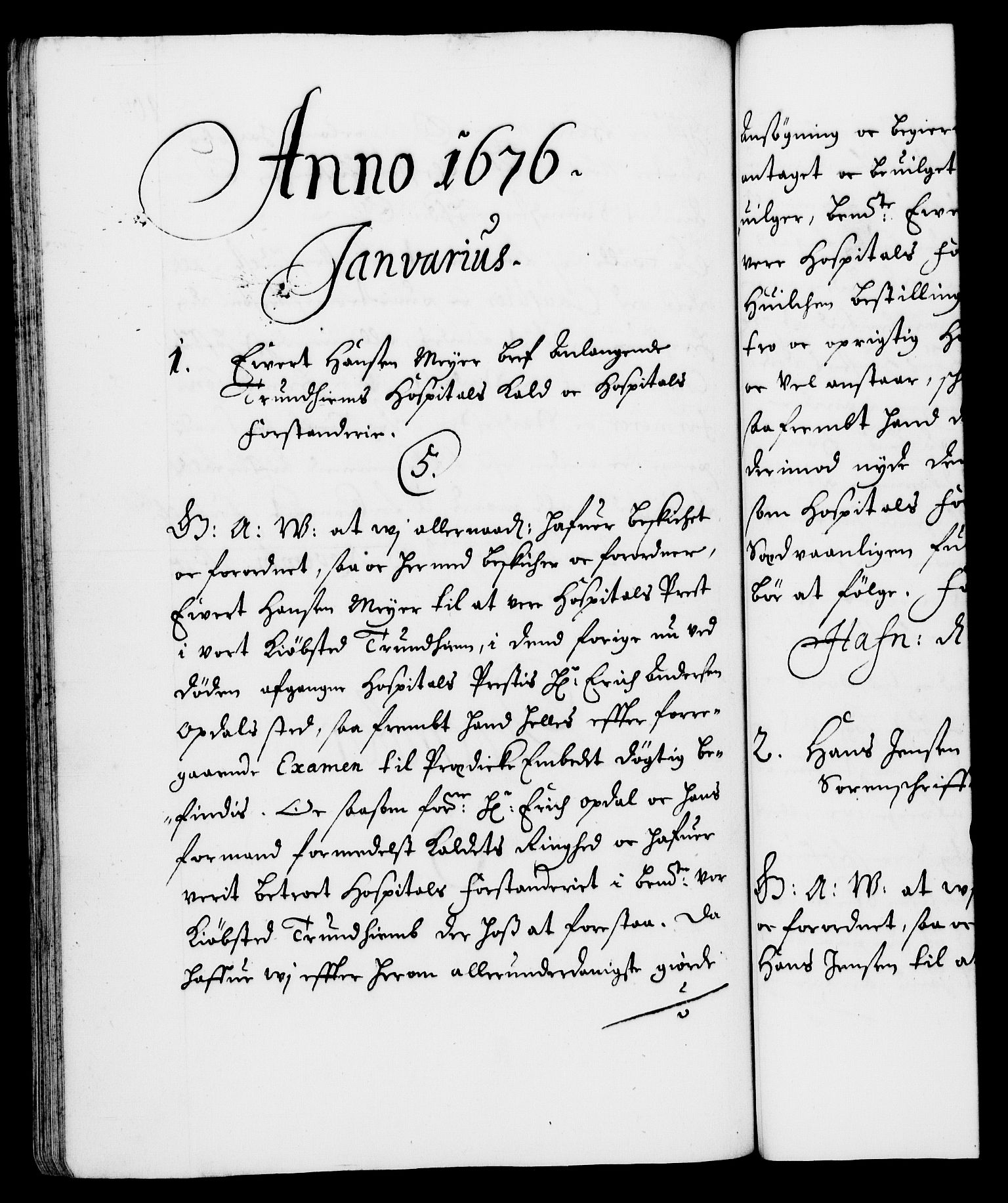 Danske Kanselli 1572-1799, RA/EA-3023/F/Fc/Fca/Fcaa/L0012: Norske registre (mikrofilm), 1674-1680, s. 162b