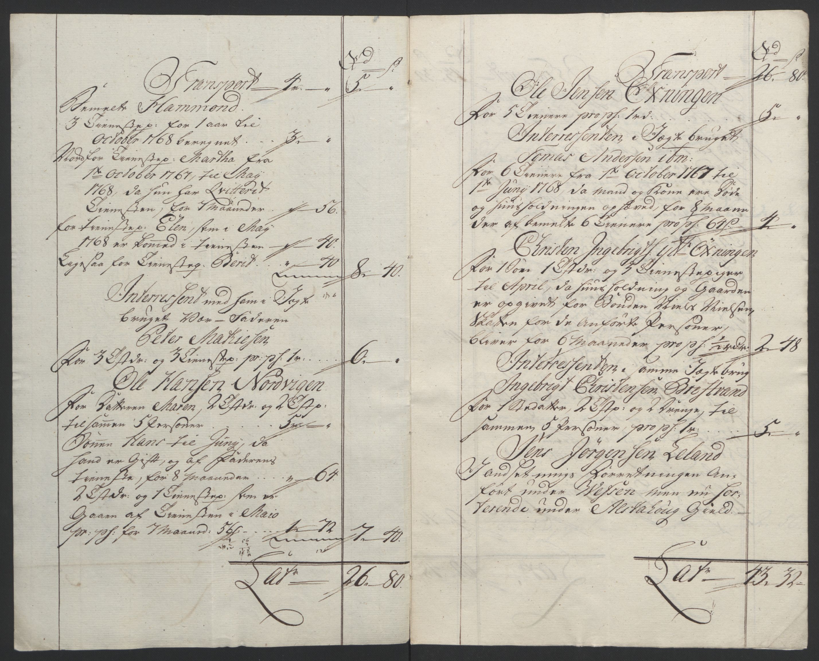 Rentekammeret inntil 1814, Reviderte regnskaper, Fogderegnskap, RA/EA-4092/R65/L4573: Ekstraskatten Helgeland, 1762-1772, s. 209