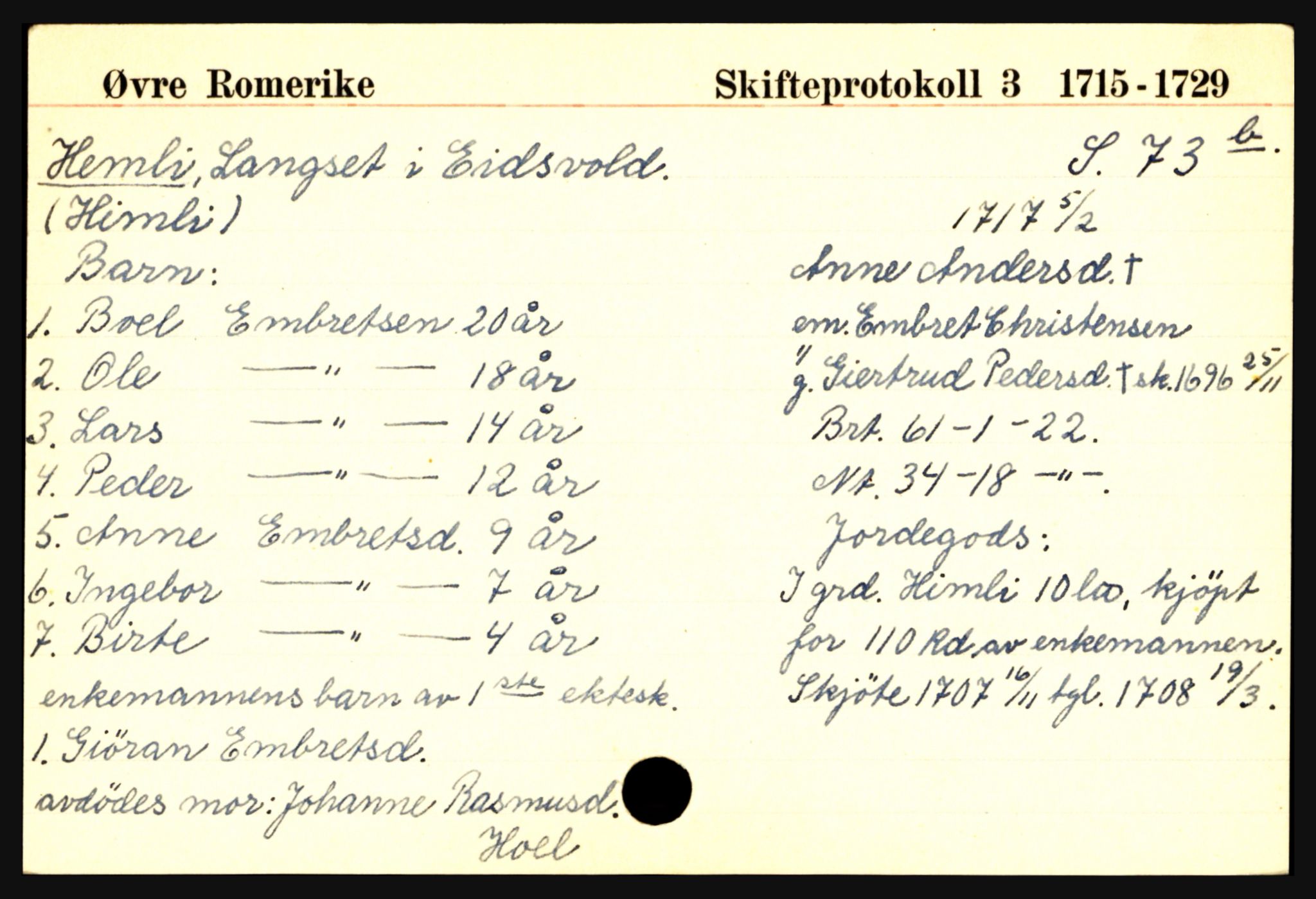Øvre Romerike sorenskriveri, SAO/A-10649/H, 1683-1865, s. 5405