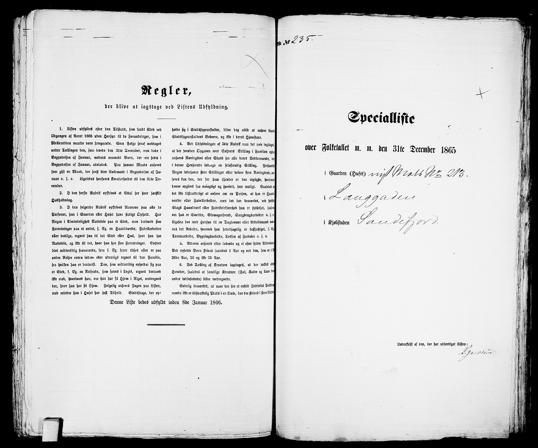 RA, Folketelling 1865 for 0706B Sandeherred prestegjeld, Sandefjord kjøpstad, 1865, s. 479