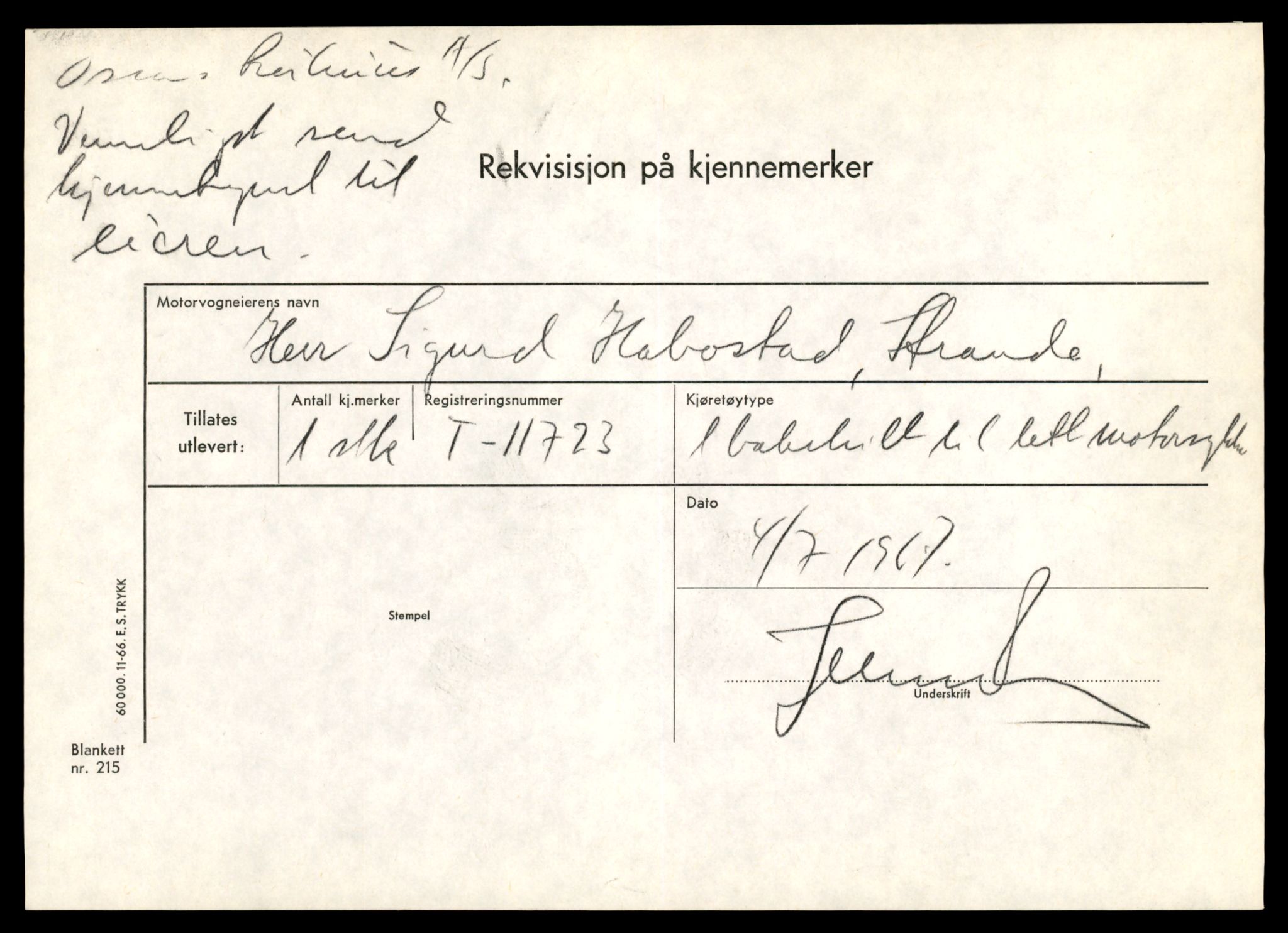 Møre og Romsdal vegkontor - Ålesund trafikkstasjon, AV/SAT-A-4099/F/Fe/L0030: Registreringskort for kjøretøy T 11620 - T 11799, 1927-1998, s. 1299