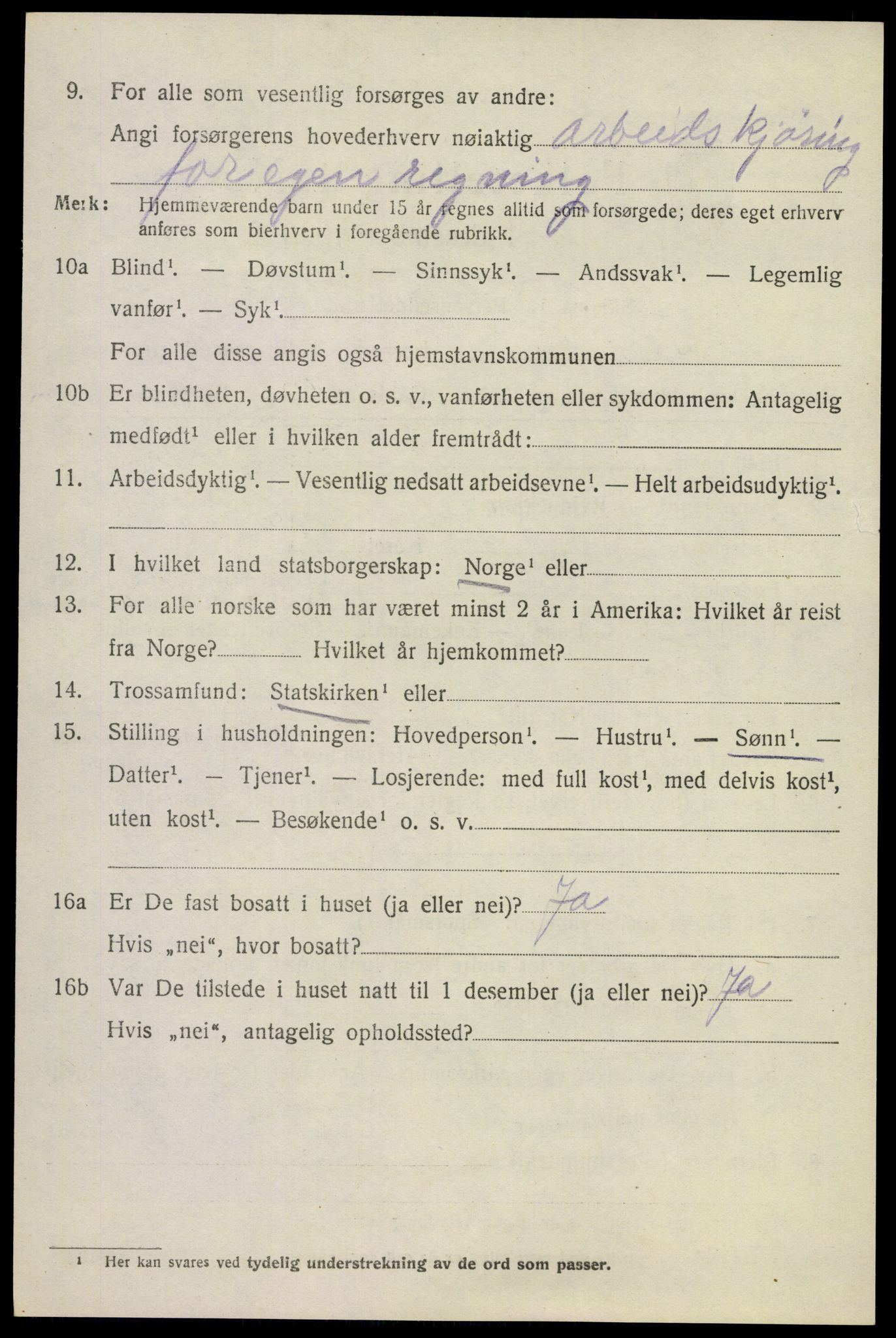 SAKO, Folketelling 1920 for 0626 Lier herred, 1920, s. 6965