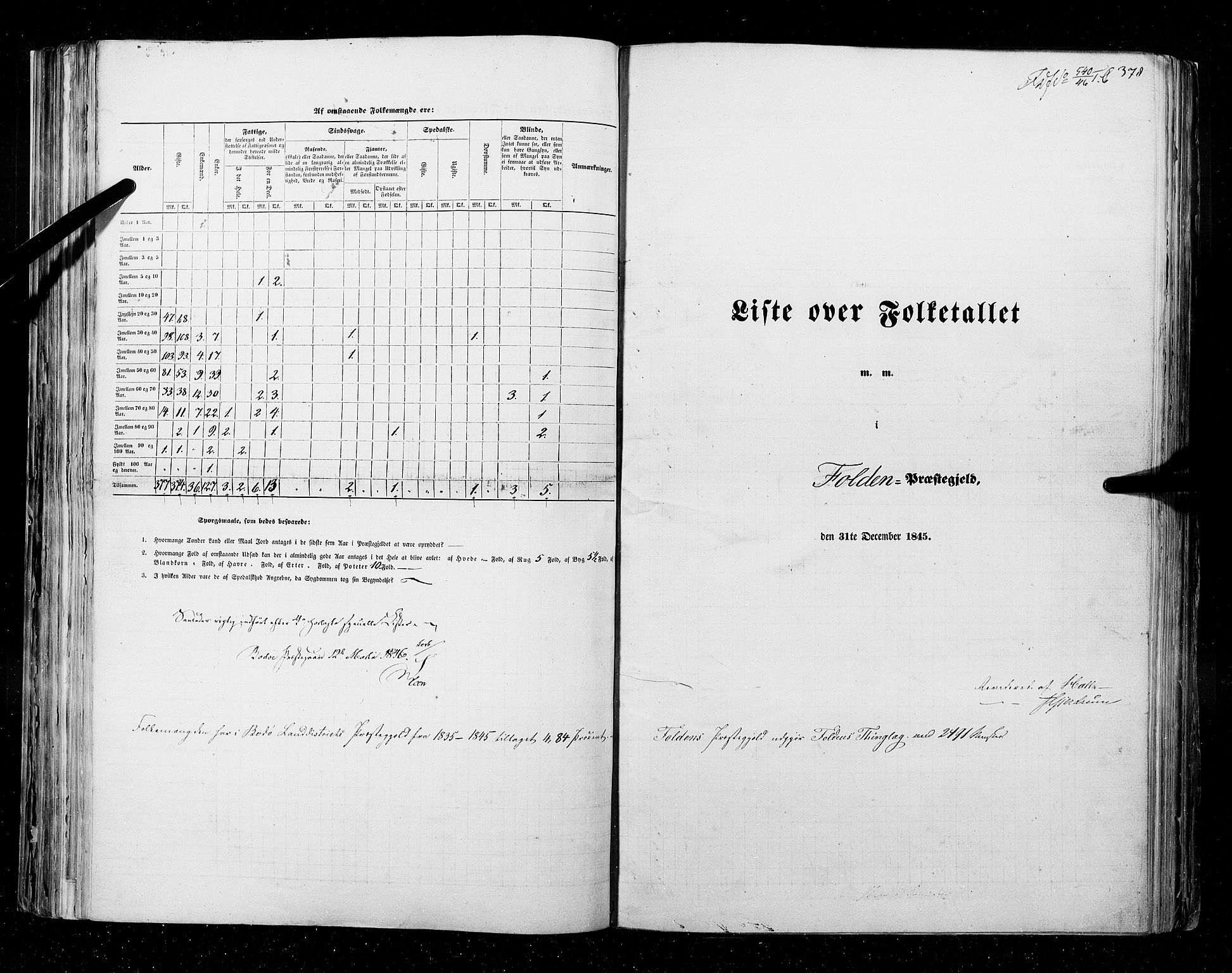 RA, Folketellingen 1845, bind 9B: Nordland amt, 1845, s. 378