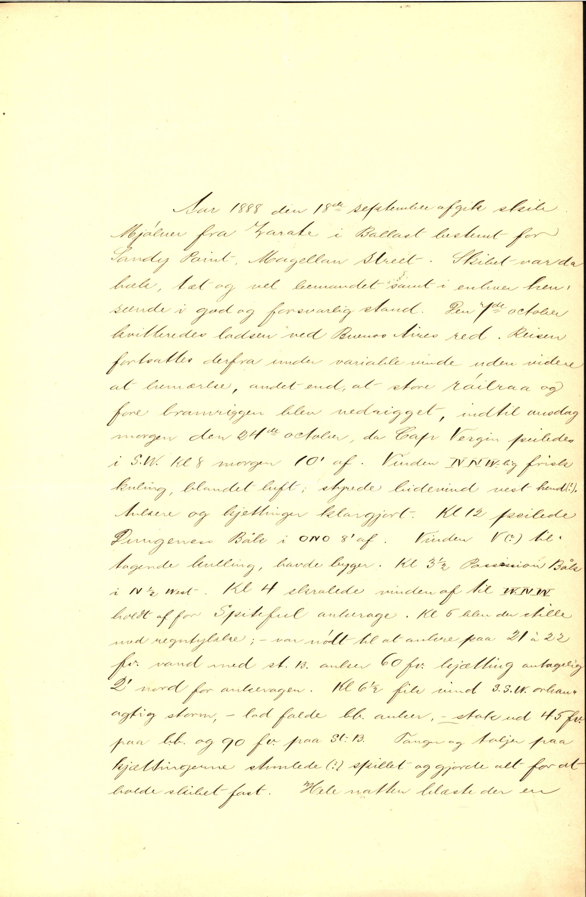 Pa 63 - Østlandske skibsassuranceforening, VEMU/A-1079/G/Ga/L0022/0007: Havaridokumenter / Nyassa, Mjølner, 1888, s. 40