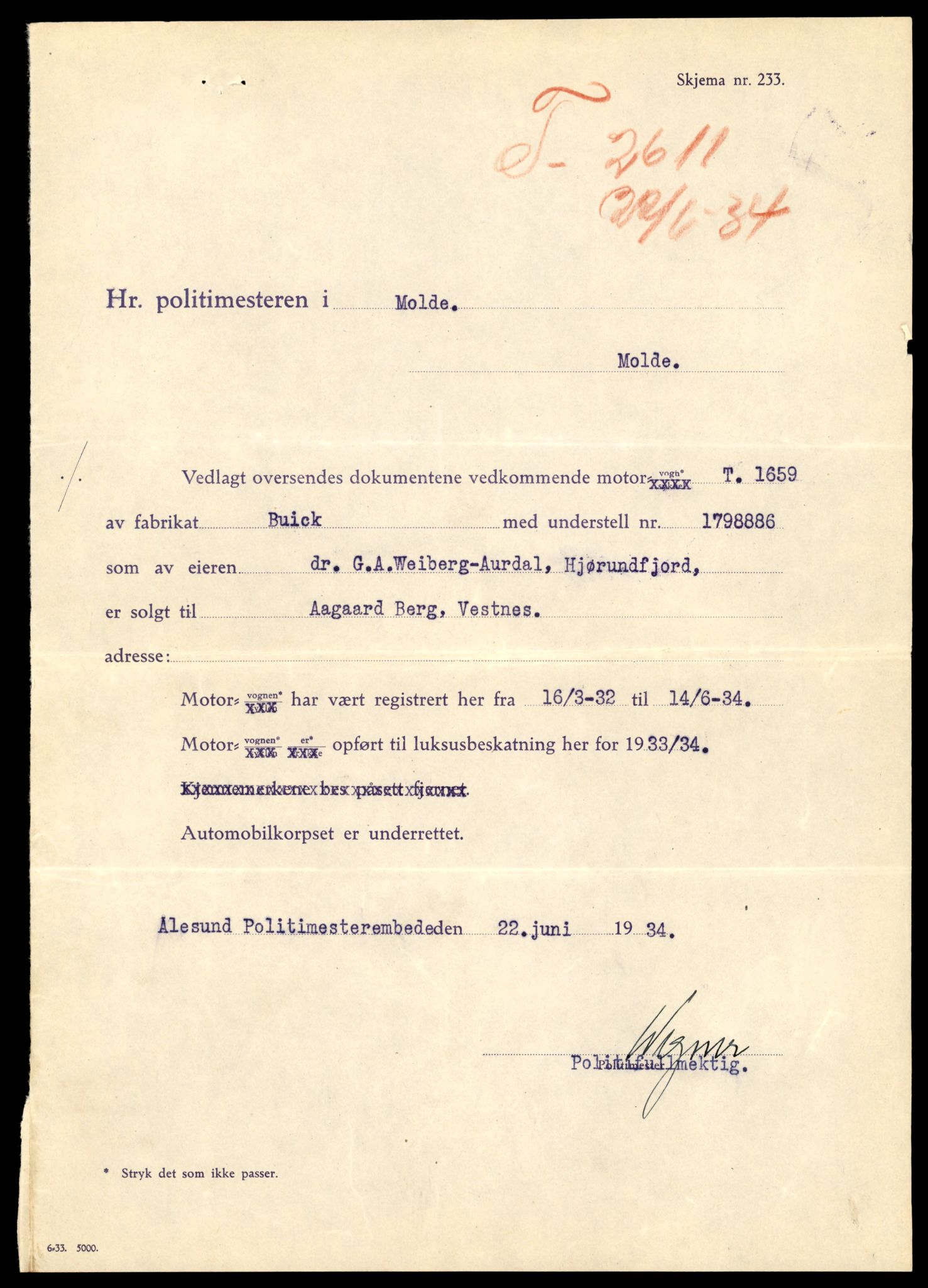 Møre og Romsdal vegkontor - Ålesund trafikkstasjon, AV/SAT-A-4099/F/Fe/L0049: Registreringskort for kjøretøy T 14864 - T 18613, 1927-1998, s. 2457
