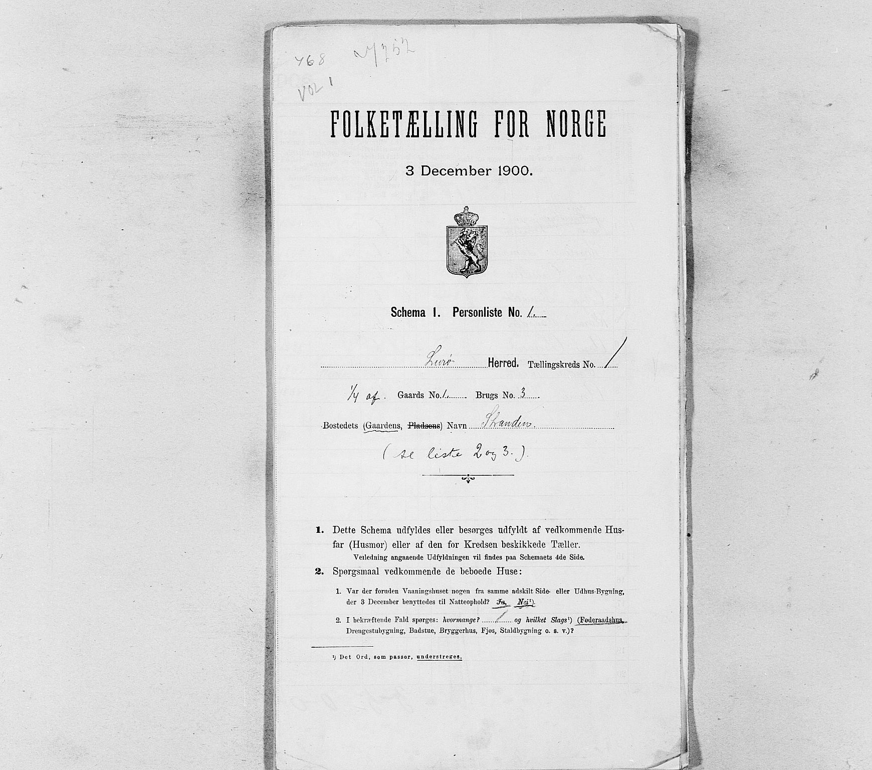 SAT, Folketelling 1900 for 1834 Lurøy herred, 1900, s. 18