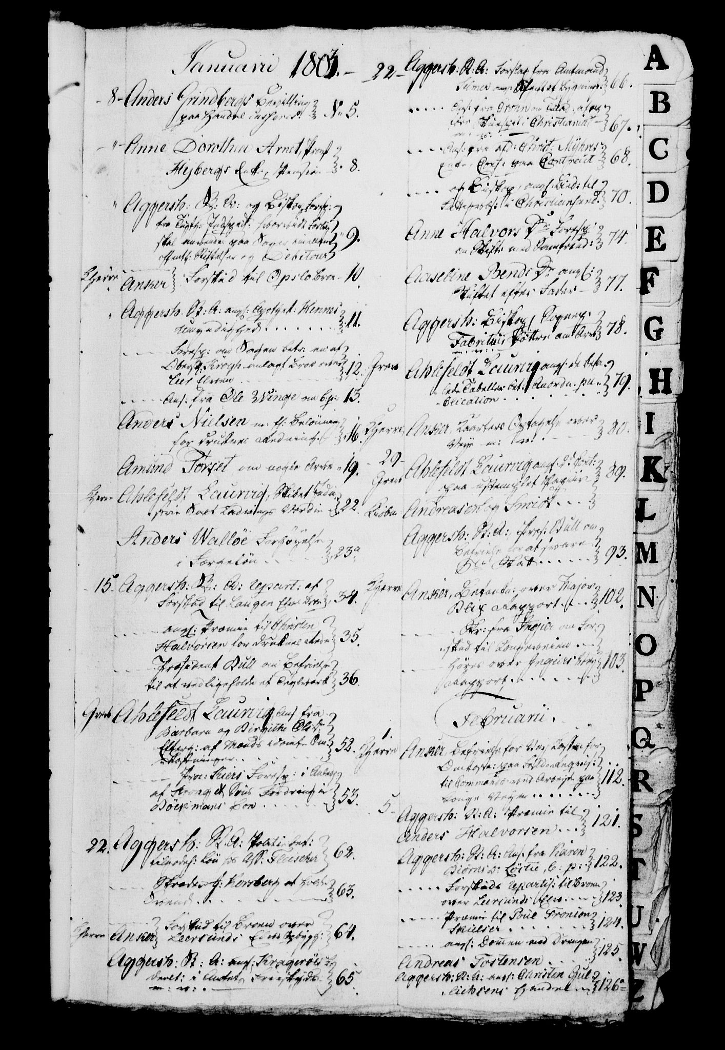Danske Kanselli 1800-1814, AV/RA-EA-3024/H/Hg/Hga/Hgaa/L0007: Brevbok, 1803
