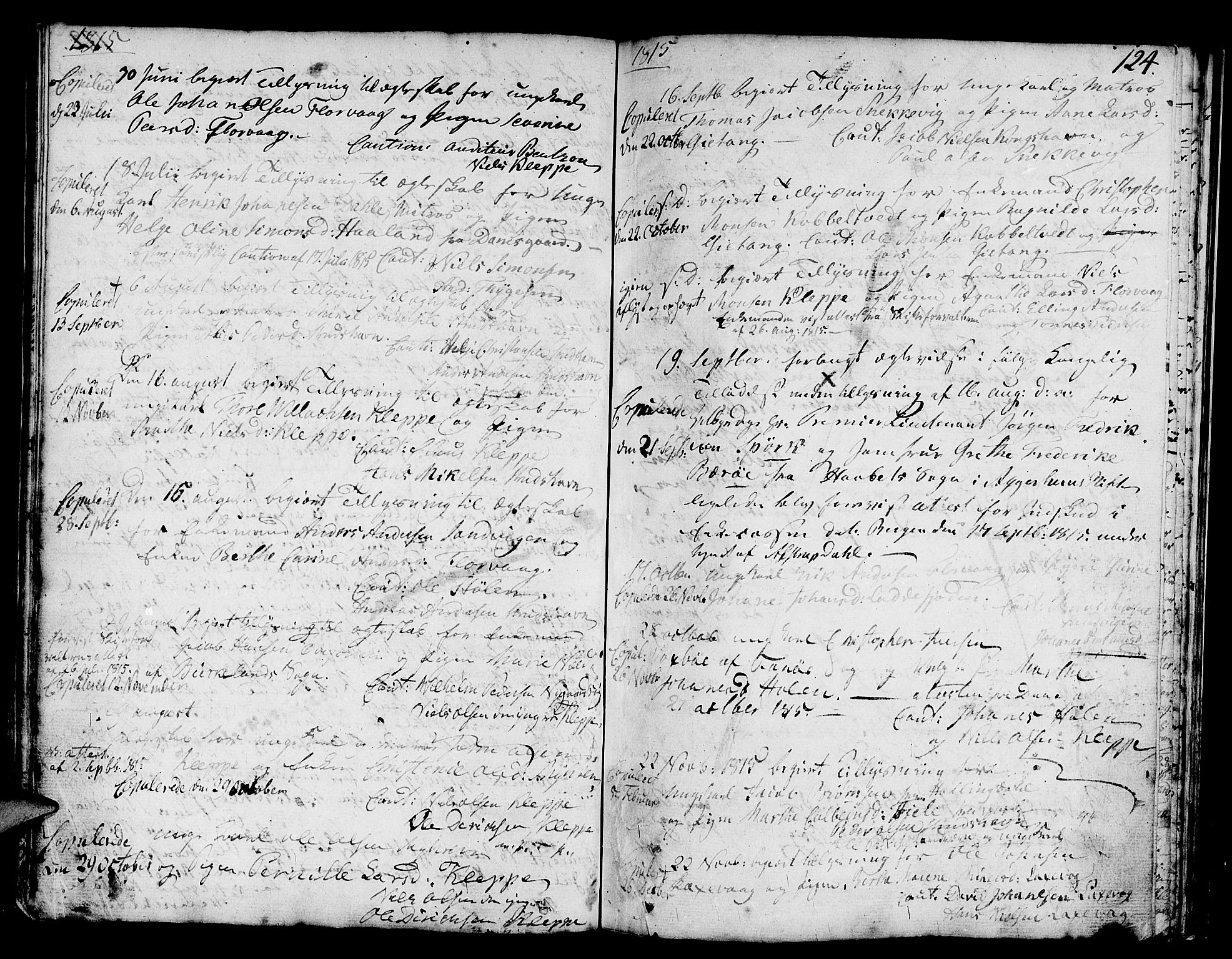 Askøy Sokneprestembete, AV/SAB-A-74101/H/Ha/Haa/Haaa/L0002: Ministerialbok nr. A 2, 1801-1818, s. 122