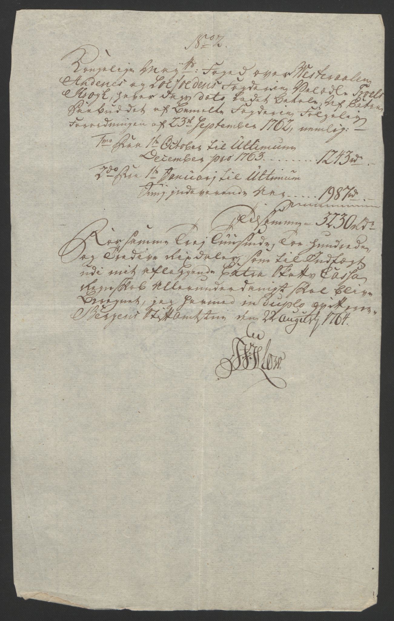 Rentekammeret inntil 1814, Reviderte regnskaper, Fogderegnskap, RA/EA-4092/R67/L4747: Ekstraskatten Vesterålen, Andenes og Lofoten, 1762-1766, s. 332